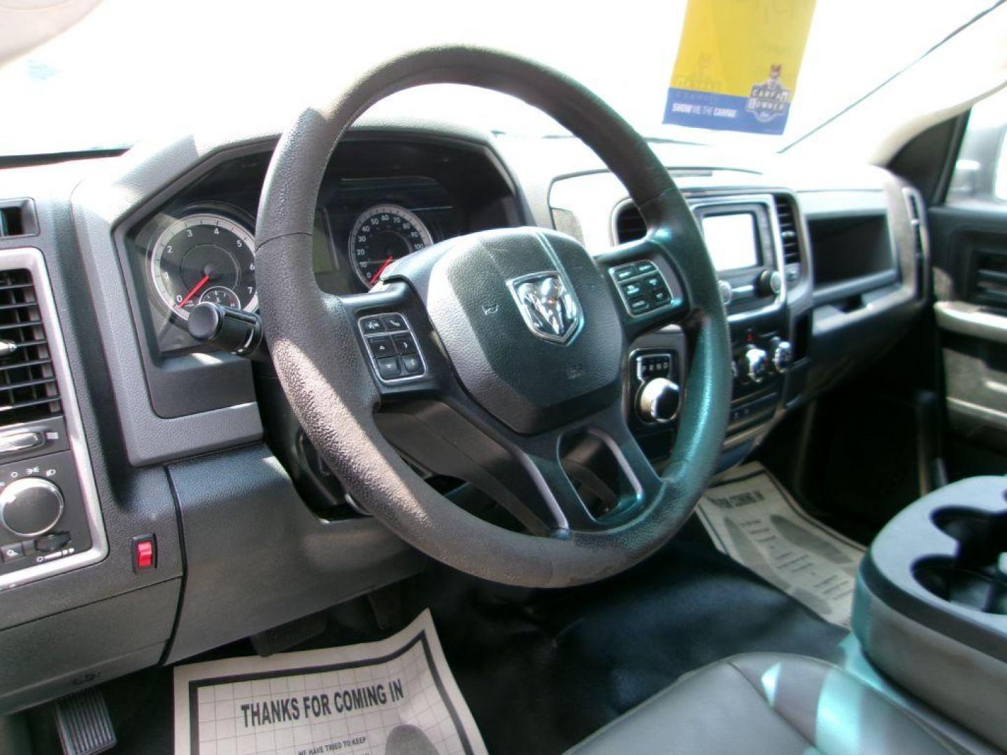 2017 WHITE RAM 1500 TRADESMAN (1C6RR6FG9HS) with an 3.6L engine, Automatic transmission, located at 501 E. Columbia St., Springfield, OH, 45503, (800) 262-7122, 39.925262, -83.801796 - Photo#12