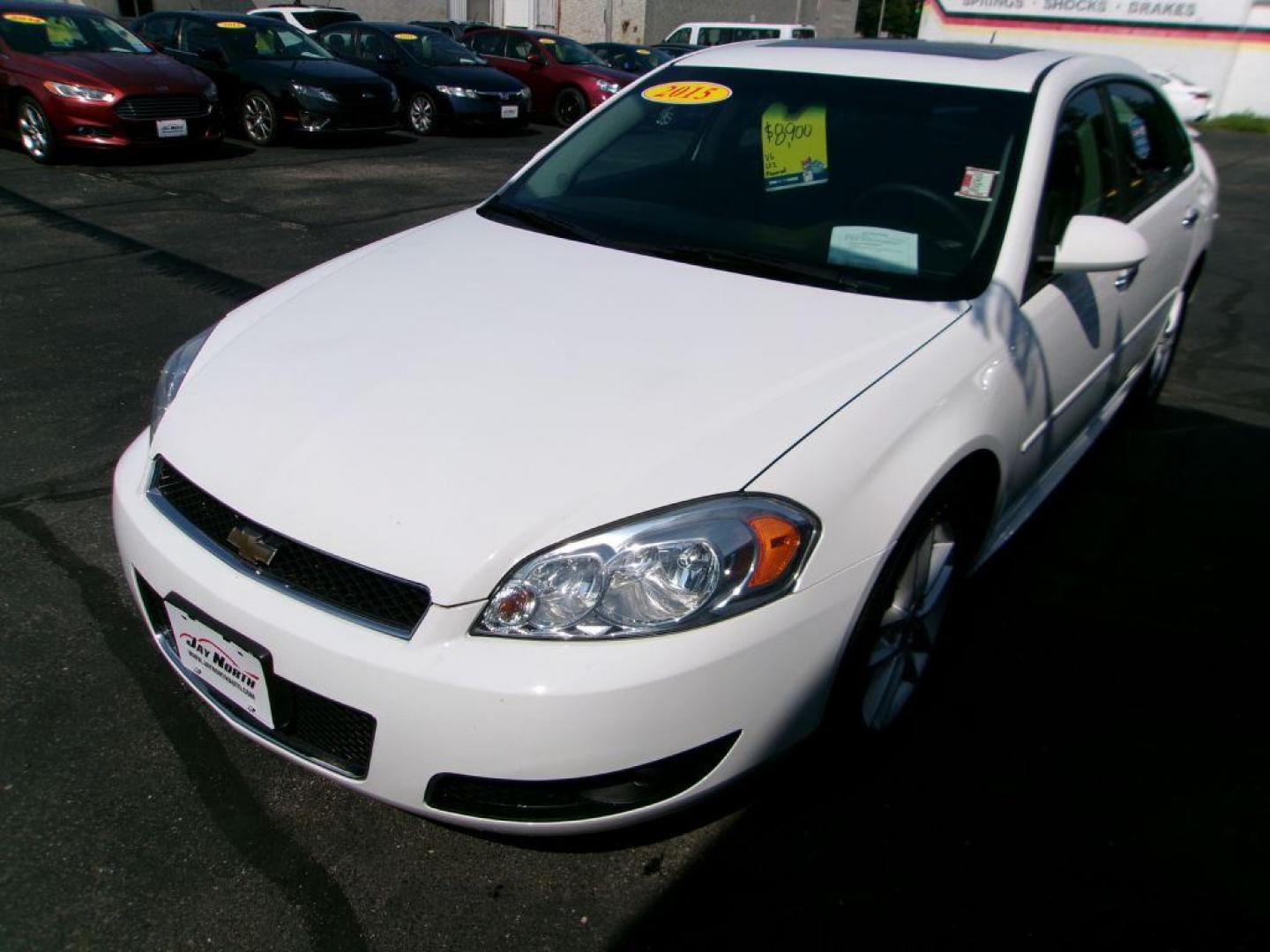 2015 WHITE CHEVROLET IMPALA LIMITED LTZ (2G1WC5E32F1) with an 3.6L engine, Automatic transmission, located at 501 E. Columbia St., Springfield, OH, 45503, (800) 262-7122, 39.925262, -83.801796 - *** LTZ *** Leather *** Bose Audio *** Moonroof *** Remote Start *** Clean CarFax w/ great Service History *** NICE *** Serviced and Detailed *** Jay North Auto has offered hand picked vehicles since 1965! Our customer's enjoy a NO pressure buying experience with a small town feel. All of our v - Photo#3