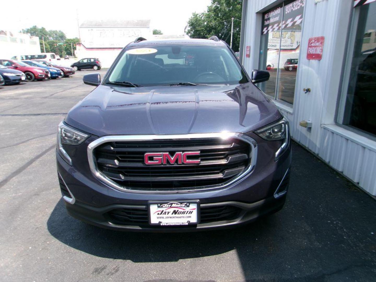 2018 BLUE GMC TERRAIN SLE (3GKALTEX0JL) with an 2.0L engine, Automatic transmission, located at 501 E. Columbia St., Springfield, OH, 45503, (800) 262-7122, 39.925262, -83.801796 - *** SLE *** AWD 2.0L *** Tune Up *** Serviced and detailed *** Clean CarFax *** Jay North Auto has offered hand picked vehicles since 1965! Our customer's enjoy a NO pressure buying experience with a small town feel. All of our vehicles get fully inspected and detailed. We are a preferred deale - Photo#2