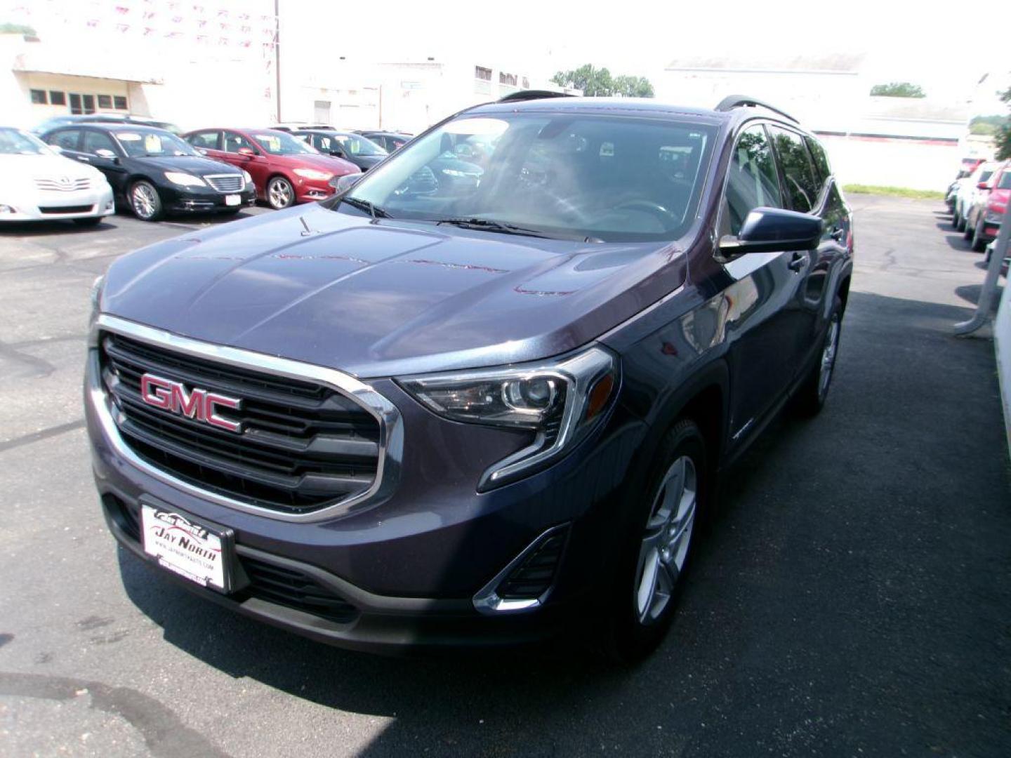 2018 BLUE GMC TERRAIN SLE (3GKALTEX0JL) with an 2.0L engine, Automatic transmission, located at 501 E. Columbia St., Springfield, OH, 45503, (800) 262-7122, 39.925262, -83.801796 - *** SLE *** AWD 2.0L *** Tune Up *** Serviced and detailed *** Clean CarFax *** Jay North Auto has offered hand picked vehicles since 1965! Our customer's enjoy a NO pressure buying experience with a small town feel. All of our vehicles get fully inspected and detailed. We are a preferred deale - Photo#3