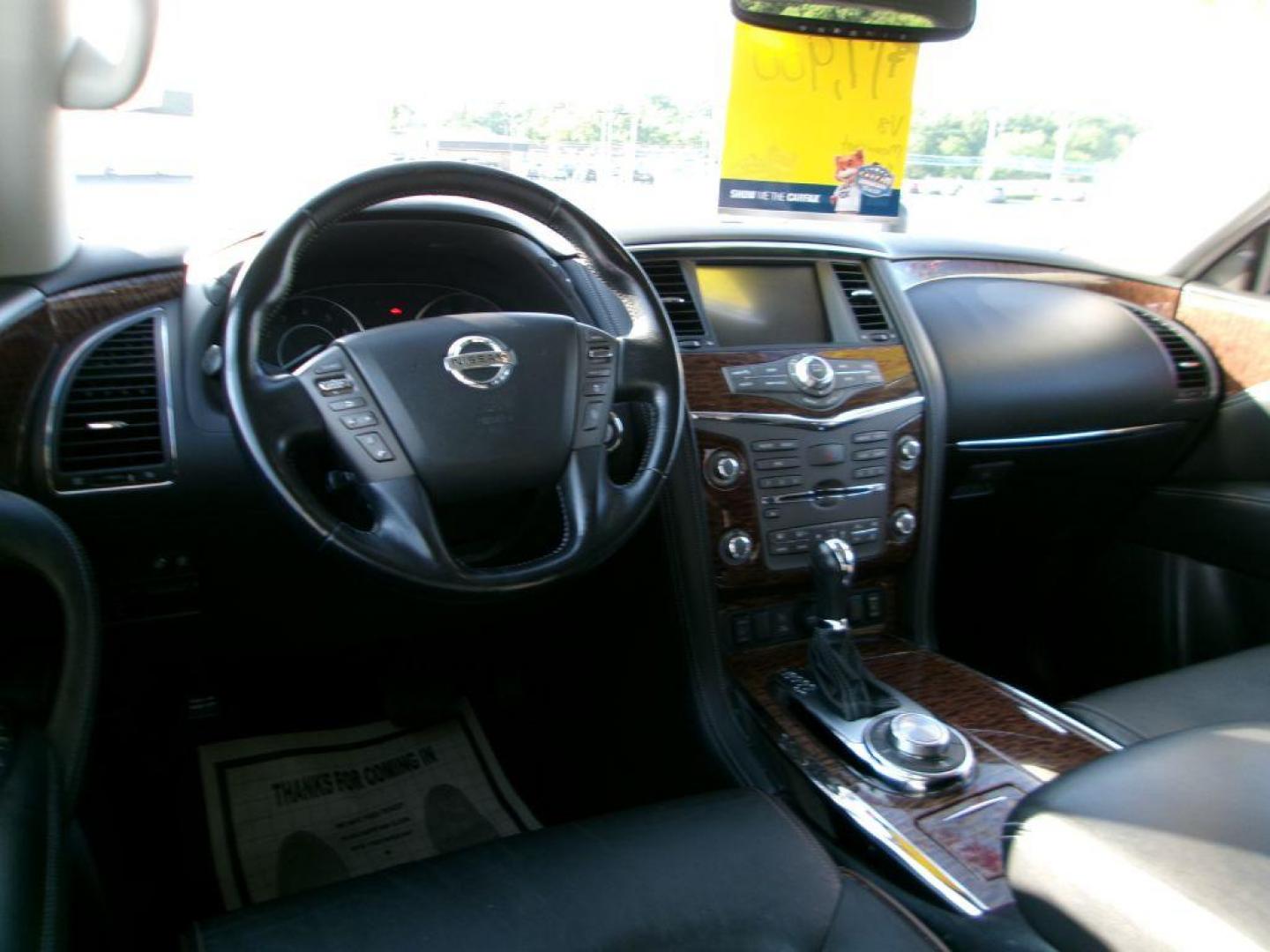 2019 GRAY NISSAN ARMADA SL (JN8AY2NC1K9) with an 5.6L engine, Automatic transmission, located at 501 E. Columbia St., Springfield, OH, 45503, (800) 262-7122, 39.925262, -83.801796 - *** 5.6L V8 *** Premium Package *** Moonroof *** Bose Audio *** Navigation *** 3rd Row Seating *** Clean CarFax w/ 16 Service Records *** Jay North Auto has offered hand picked vehicles since 1965! Our customer's enjoy a NO pressure buying experience with a small town feel. All of our vehicles - Photo#9