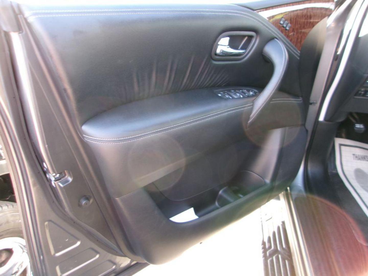 2019 GRAY NISSAN ARMADA SL (JN8AY2NC1K9) with an 5.6L engine, Automatic transmission, located at 501 E. Columbia St., Springfield, OH, 45503, (800) 262-7122, 39.925262, -83.801796 - *** 5.6L V8 *** Premium Package *** Moonroof *** Bose Audio *** Navigation *** 3rd Row Seating *** Clean CarFax w/ 16 Service Records *** Jay North Auto has offered hand picked vehicles since 1965! Our customer's enjoy a NO pressure buying experience with a small town feel. All of our vehicles - Photo#13