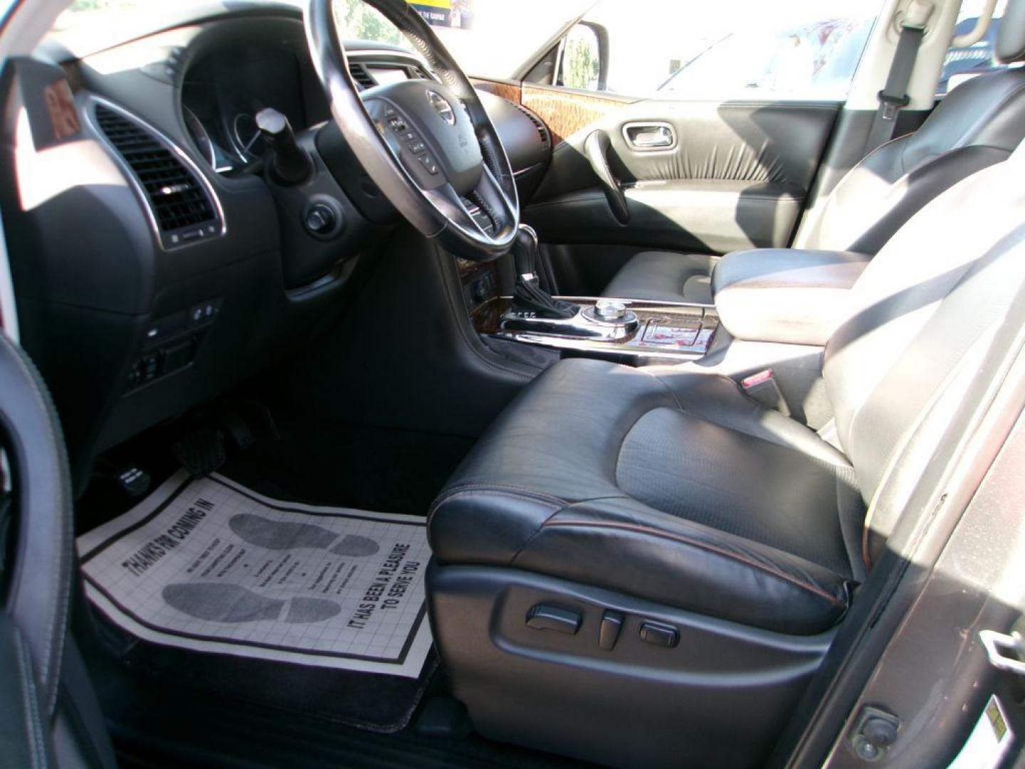 2019 GRAY NISSAN ARMADA SL (JN8AY2NC1K9) with an 5.6L engine, Automatic transmission, located at 501 E. Columbia St., Springfield, OH, 45503, (800) 262-7122, 39.925262, -83.801796 - *** 5.6L V8 *** Premium Package *** Moonroof *** Bose Audio *** Navigation *** 3rd Row Seating *** Clean CarFax w/ 16 Service Records *** Jay North Auto has offered hand picked vehicles since 1965! Our customer's enjoy a NO pressure buying experience with a small town feel. All of our vehicles - Photo#15