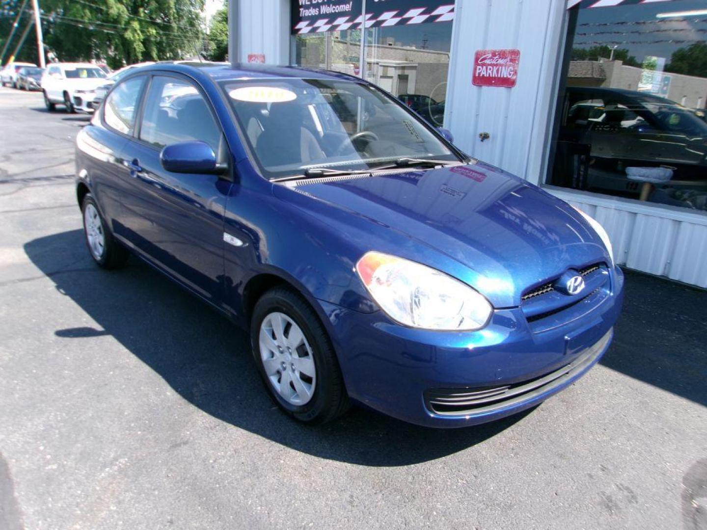 2010 BLUE HYUNDAI ACCENT GS (KMHCM3AC0AU) with an 1.6L engine, Automatic transmission, located at 501 E. Columbia St., Springfield, OH, 45503, (800) 262-7122, 39.925262, -83.801796 - *** 1 Owner *** New Tires *** New Brakes *** Serviced and Detailed *** Jay North Auto has offered hand picked vehicles since 1965! Our customer's enjoy a NO pressure buying experience with a small town feel. All of our vehicles get fully inspected and detailed. We are a preferred dealer for man - Photo#0