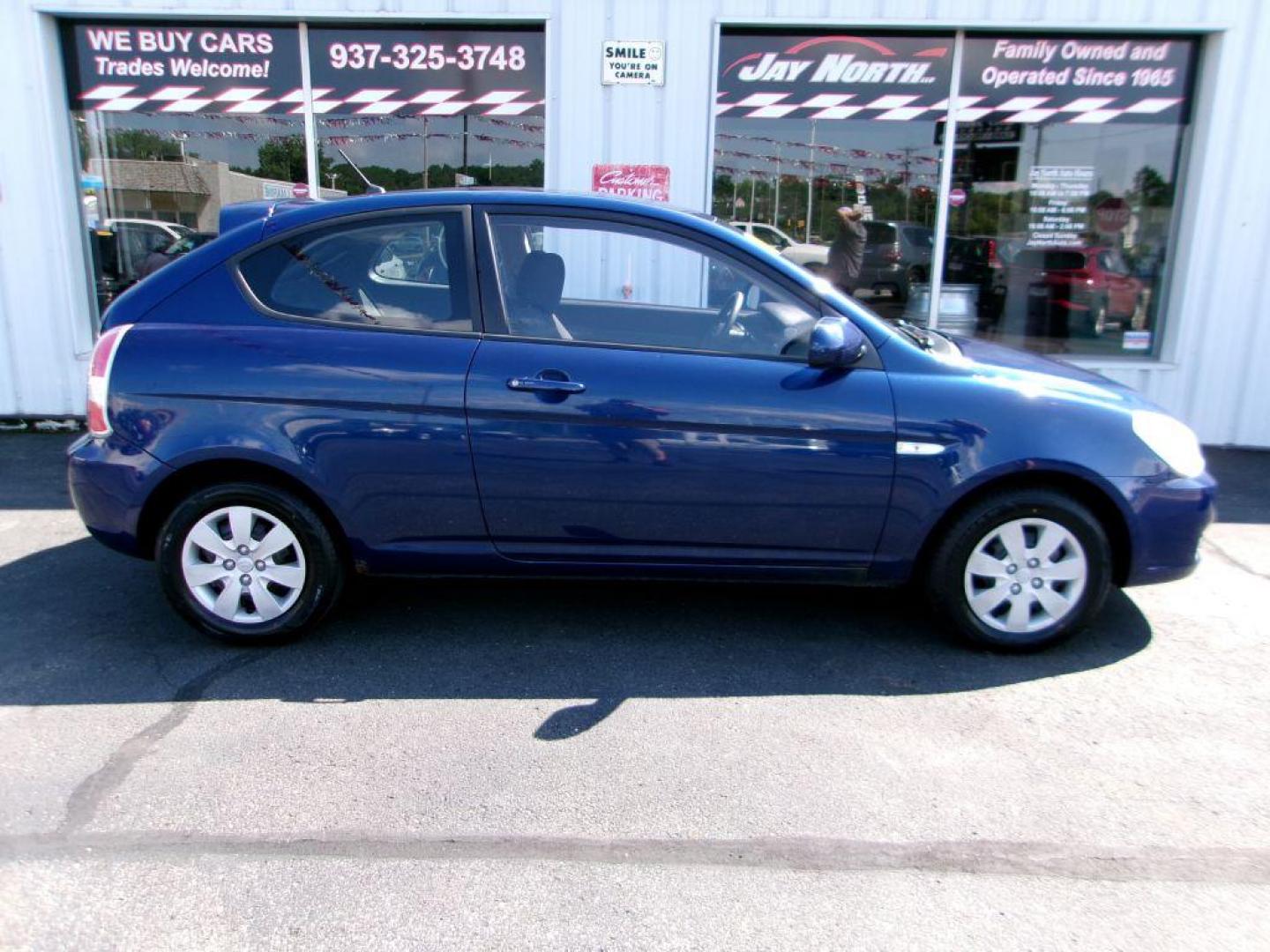 2010 BLUE HYUNDAI ACCENT GS (KMHCM3AC0AU) with an 1.6L engine, Automatic transmission, located at 501 E. Columbia St., Springfield, OH, 45503, (800) 262-7122, 39.925262, -83.801796 - *** 1 Owner *** New Tires *** New Brakes *** Serviced and Detailed *** Jay North Auto has offered hand picked vehicles since 1965! Our customer's enjoy a NO pressure buying experience with a small town feel. All of our vehicles get fully inspected and detailed. We are a preferred dealer for man - Photo#1