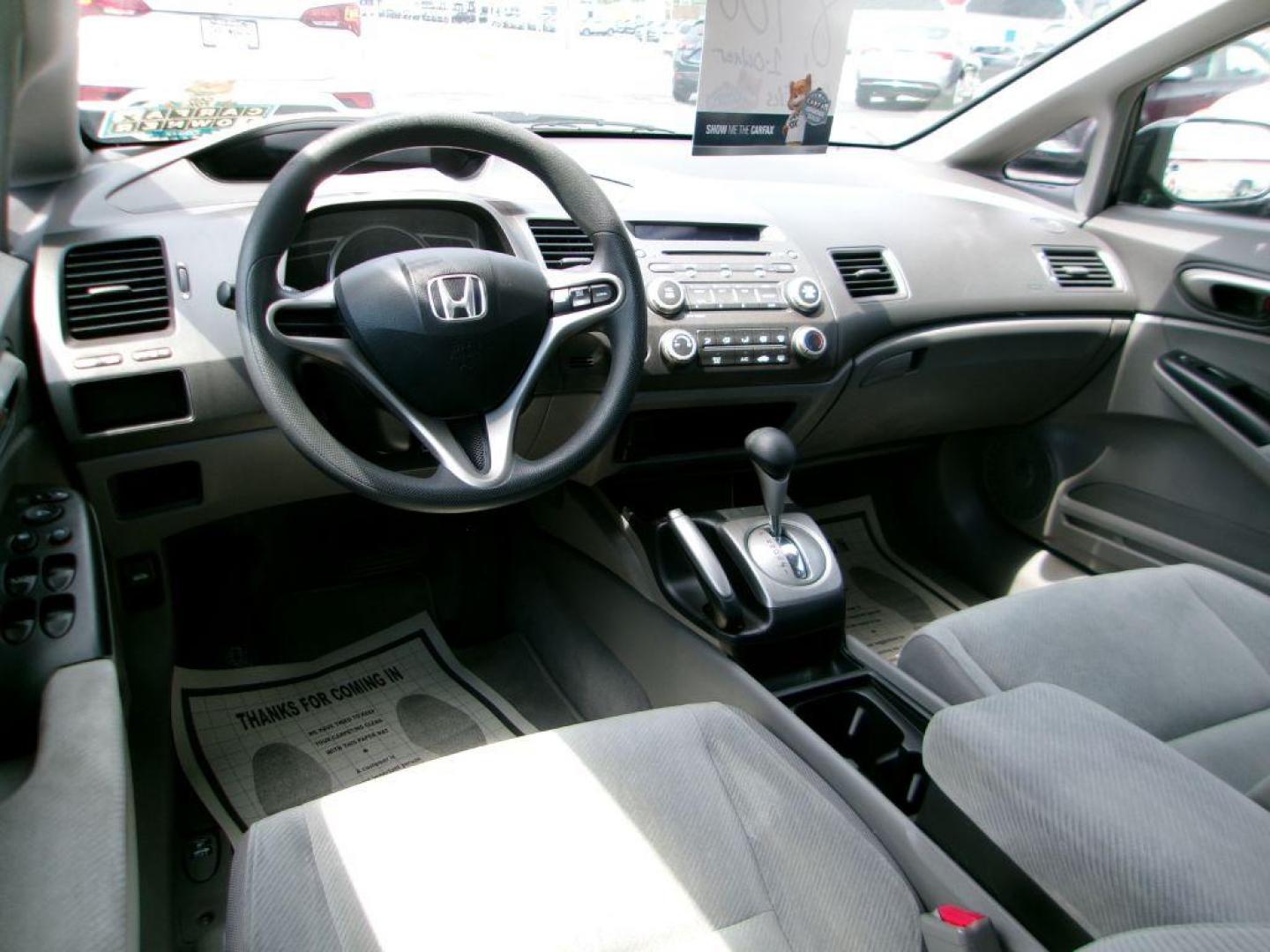 2009 BLACK HONDA CIVIC LX (2HGFA16579H) with an 1.8L engine, Automatic transmission, located at 501 E. Columbia St., Springfield, OH, 45503, (800) 262-7122, 39.925262, -83.801796 - ***1-Owner***Clean Carfax***LX***All New Tires***Detailed*** Jay North Auto has offered hand picked vehicles since 1965! Our customer's enjoy a NO pressure buying experience with a small town feel. All of our vehicles get fully inspected and detailed. We are a preferred dealer for many local cre - Photo#3