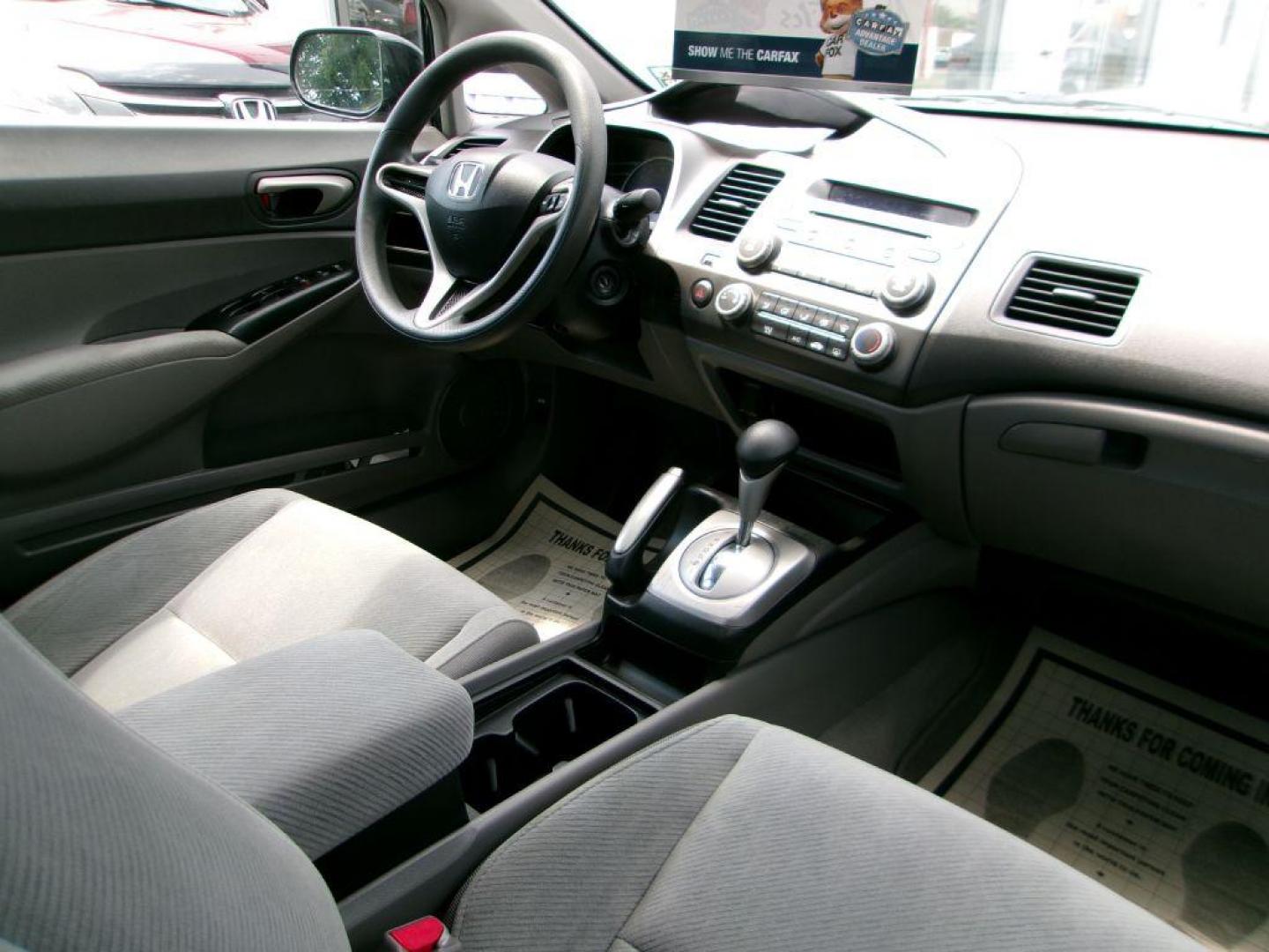 2009 BLACK HONDA CIVIC LX (2HGFA16579H) with an 1.8L engine, Automatic transmission, located at 501 E. Columbia St., Springfield, OH, 45503, (800) 262-7122, 39.925262, -83.801796 - ***1-Owner***Clean Carfax***LX***All New Tires***Detailed*** Jay North Auto has offered hand picked vehicles since 1965! Our customer's enjoy a NO pressure buying experience with a small town feel. All of our vehicles get fully inspected and detailed. We are a preferred dealer for many local cre - Photo#8
