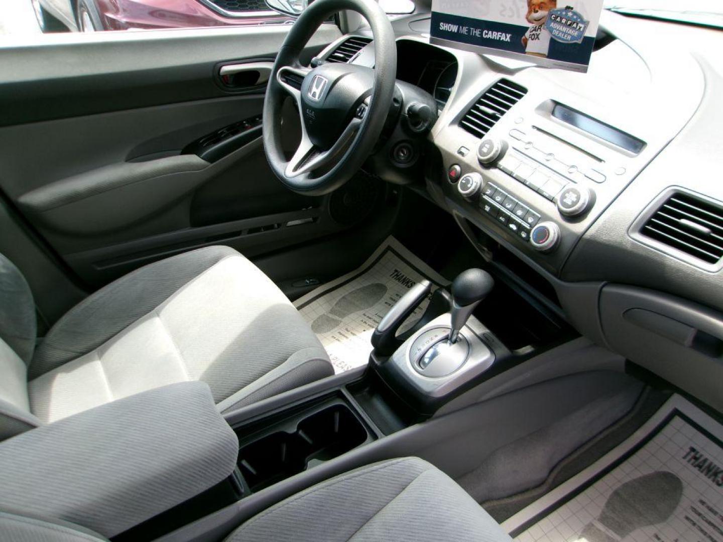 2009 BLACK HONDA CIVIC LX (2HGFA16579H) with an 1.8L engine, Automatic transmission, located at 501 E. Columbia St., Springfield, OH, 45503, (800) 262-7122, 39.925262, -83.801796 - ***1-Owner***Clean Carfax***LX***All New Tires***Detailed*** Jay North Auto has offered hand picked vehicles since 1965! Our customer's enjoy a NO pressure buying experience with a small town feel. All of our vehicles get fully inspected and detailed. We are a preferred dealer for many local cre - Photo#10