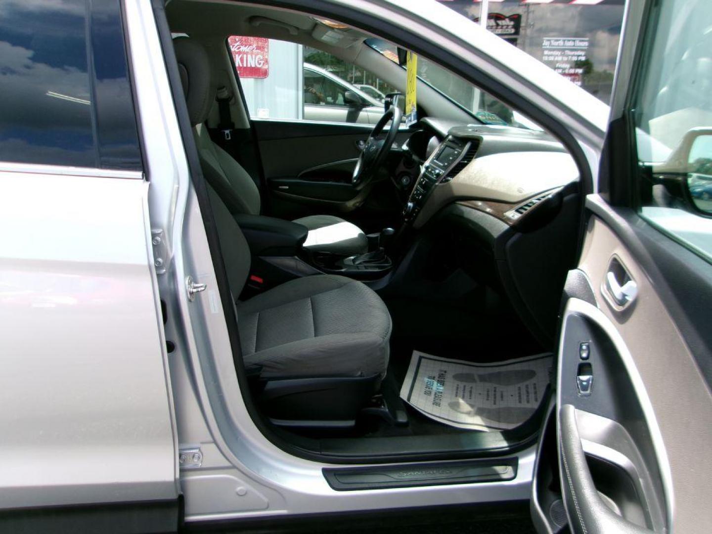 2018 SILVER HYUNDAI SANTA FE SPORT (5XYZT3LB0JG) with an 2.4L engine, Automatic transmission, located at 501 E. Columbia St., Springfield, OH, 45503, (800) 262-7122, 39.925262, -83.801796 - ***SPORT***New Tires***New Rear Brake Pads and Rotors*** Tune Up ***Serviced and Detailed*** Jay North Auto has offered hand picked vehicles since 1965! Our customer's enjoy a NO pressure buying experience with a small town feel. All of our vehicles get fully inspected and detailed. We are a pre - Photo#16