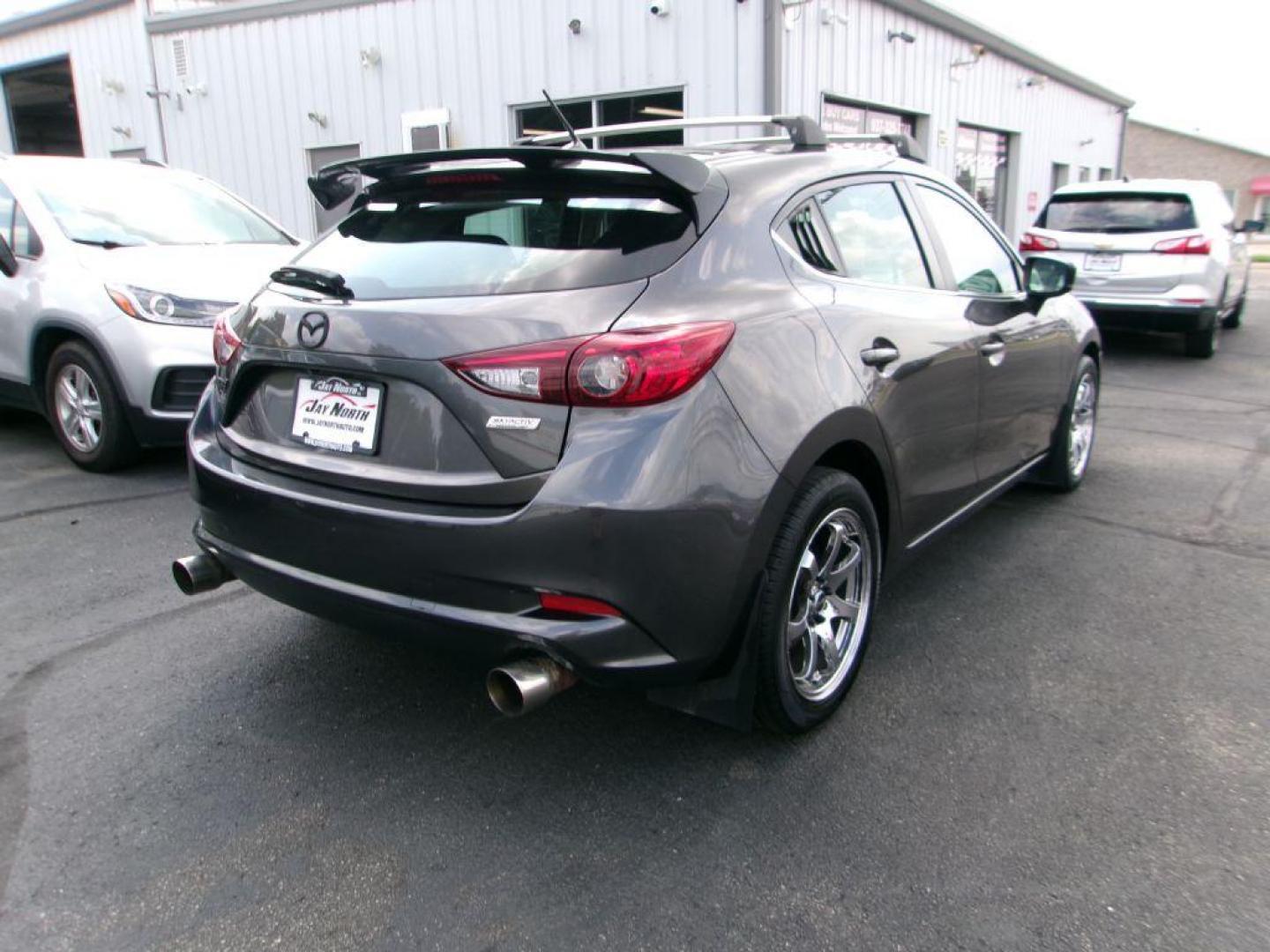 2018 GRAY MAZDA 3 TOURING (3MZBN1L36JM) with an 2.5L engine, Automatic transmission, located at 501 E. Columbia St., Springfield, OH, 45503, (800) 262-7122, 39.925262, -83.801796 - *** Leather w/ Heated Seats *** Serviced and Detailed *** Back Up Camera *** Touring *** NICE *** Jay North Auto has offered hand picked vehicles since 1965! Our customer's enjoy a NO pressure buying experience with a small town feel. All of our vehicles get fully inspected and detailed. We are - Photo#3