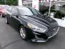2018 BLACK HYUNDAI SONATA SEL (5NPE34AF4JH) with an 2.4L engine, Automatic transmission, located at 501 E. Columbia St., Springfield, OH, 45503, (800) 262-7122, 39.925262, -83.801796 - ADVANCED SAFETY TECHNOLOGY Blind Spot Detection System w/ Rear Cross-Traffic Alert INCLUDED Vehicle Stability Management (VSM) w/ Traction Control INCLUDED ABS w/ Electronic Brake Force Distribution and Brake Assist INCLUDED Front, Front Side Impact, Side Curtain and Driver Knee Airbags - Photo#0