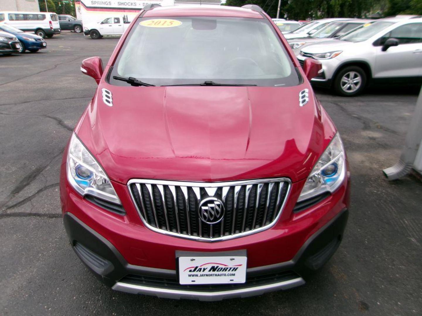 2015 RED BUICK ENCORE (KL4CJESB4FB) with an 1.4L engine, Automatic transmission, located at 501 E. Columbia St., Springfield, OH, 45503, (800) 262-7122, 39.925262, -83.801796 - *** Low Miles *** New Front Brakes *** Serviced and Detailed *** Back Up Camera *** AWD *** Jay North Auto has offered hand picked vehicles since 1965! Our customer's enjoy a NO pressure buying experience with a small town feel. All of our vehicles get fully inspected and detailed. We are a pref - Photo#1