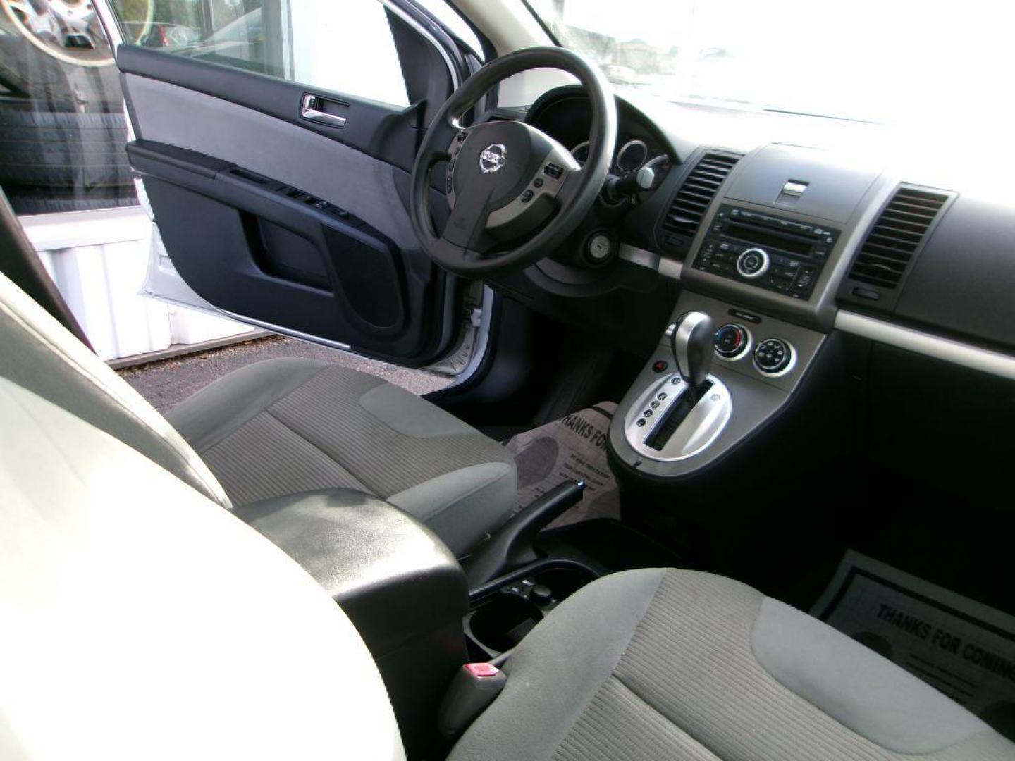 2012 SILVER NISSAN SENTRA 2.0 S (3N1AB6AP5CL) with an 2.0L engine, Continuously Variable transmission, located at 501 E. Columbia St., Springfield, OH, 45503, (800) 262-7122, 39.925262, -83.801796 - *** 24 Service Records On CarFax *** New Brakes *** Serviced and Detailed *** S *** FWD *** NICE!!! *** Jay North Auto has offered hand picked vehicles since 1965! Our customer's enjoy a NO pressure buying experience with a small town feel. All of our vehicles get fully inspected and detailed. - Photo#13