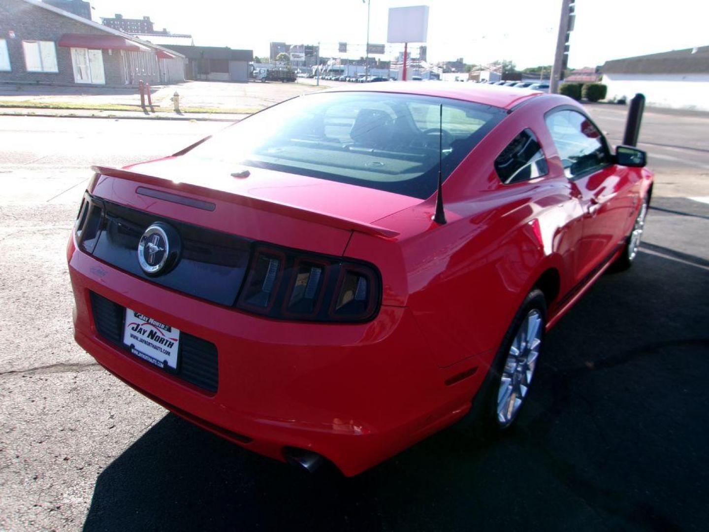 2014 RED FORD MUSTANG PREMIUM (1ZVBP8AM6E5) with an 3.7L engine, Automatic transmission, located at 501 E. Columbia St., Springfield, OH, 45503, (800) 262-7122, 39.925262, -83.801796 - *** New Brakes *** New Struts *** Premium *** Shaker Audio *** Pony Pkg. *** 18'' Wheels *** Serviced and Detailed *** Jay North Auto has offered hand picked vehicles since 1965! Our customer's enjoy a NO pressure buying experience with a small town feel. All of our vehicles get fully inspected - Photo#5