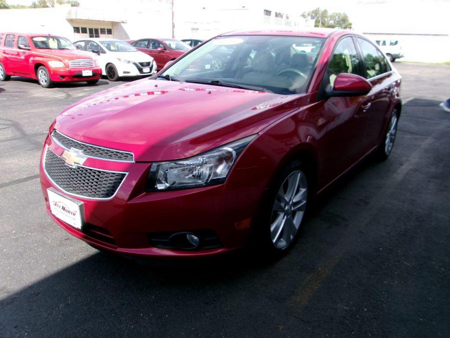 2014 RED CHEVROLET CRUZE LTZ (1G1PG5SB8E7) with an 1.4L engine, Automatic transmission, located at 501 E. Columbia St., Springfield, OH, 45503, (800) 262-7122, 39.925262, -83.801796 - Photo#6