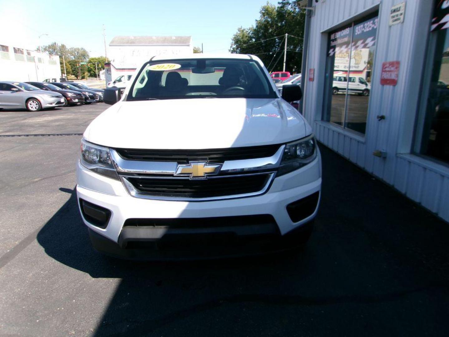 2020 WHITE CHEVROLET COLORADO WT EXT CAB (1GCHSBEA2L1) with an 2.5L engine, Automatic transmission, located at 501 E. Columbia St., Springfield, OH, 45503, (800) 262-7122, 39.925262, -83.801796 - ***1-Owner***Ext Cab***Work Truck***Rear Camera***New Tires***All New Pads and Rotors***Serviced and Detailed*** Jay North Auto has offered hand picked vehicles since 1965! Our customer's enjoy a NO pressure buying experience with a small town feel. All of our vehicles get fully inspected and - Photo#1