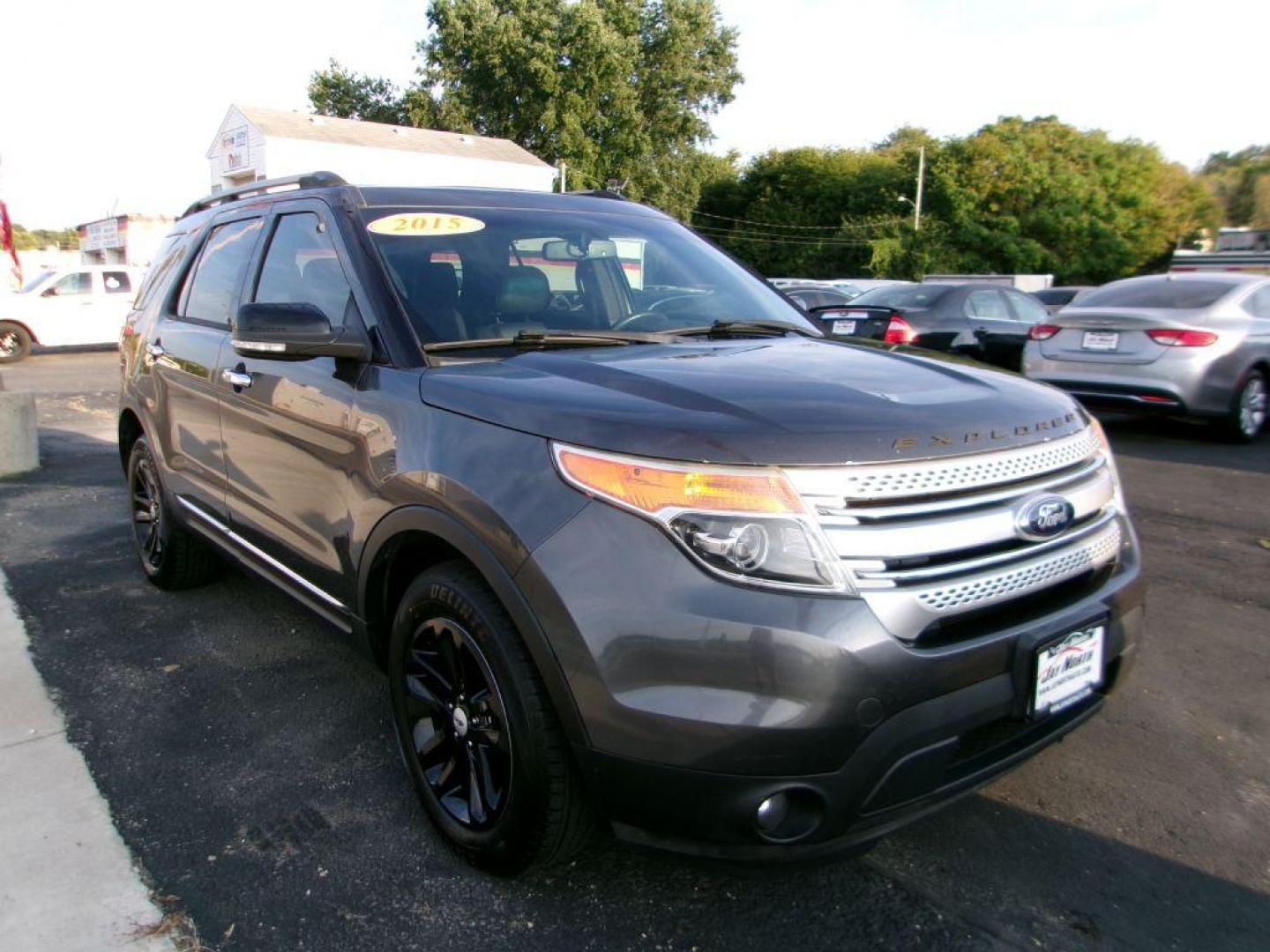 2015 GRAY FORD EXPLORER XLT (1FM5K8D84FG) with an 3.5L engine, Automatic transmission, located at 501 E. Columbia St., Springfield, OH, 45503, (800) 262-7122, 39.925262, -83.801796 - ***XLT***4WD***New Tires***All New Brake Pads and Rotors***New Battery***New Spark Plugs***Serviced and Detailed*** Jay North Auto has offered hand picked vehicles since 1965! Our customer's enjoy a NO pressure buying experience with a small town feel. All of our vehicles get fully inspected a - Photo#0
