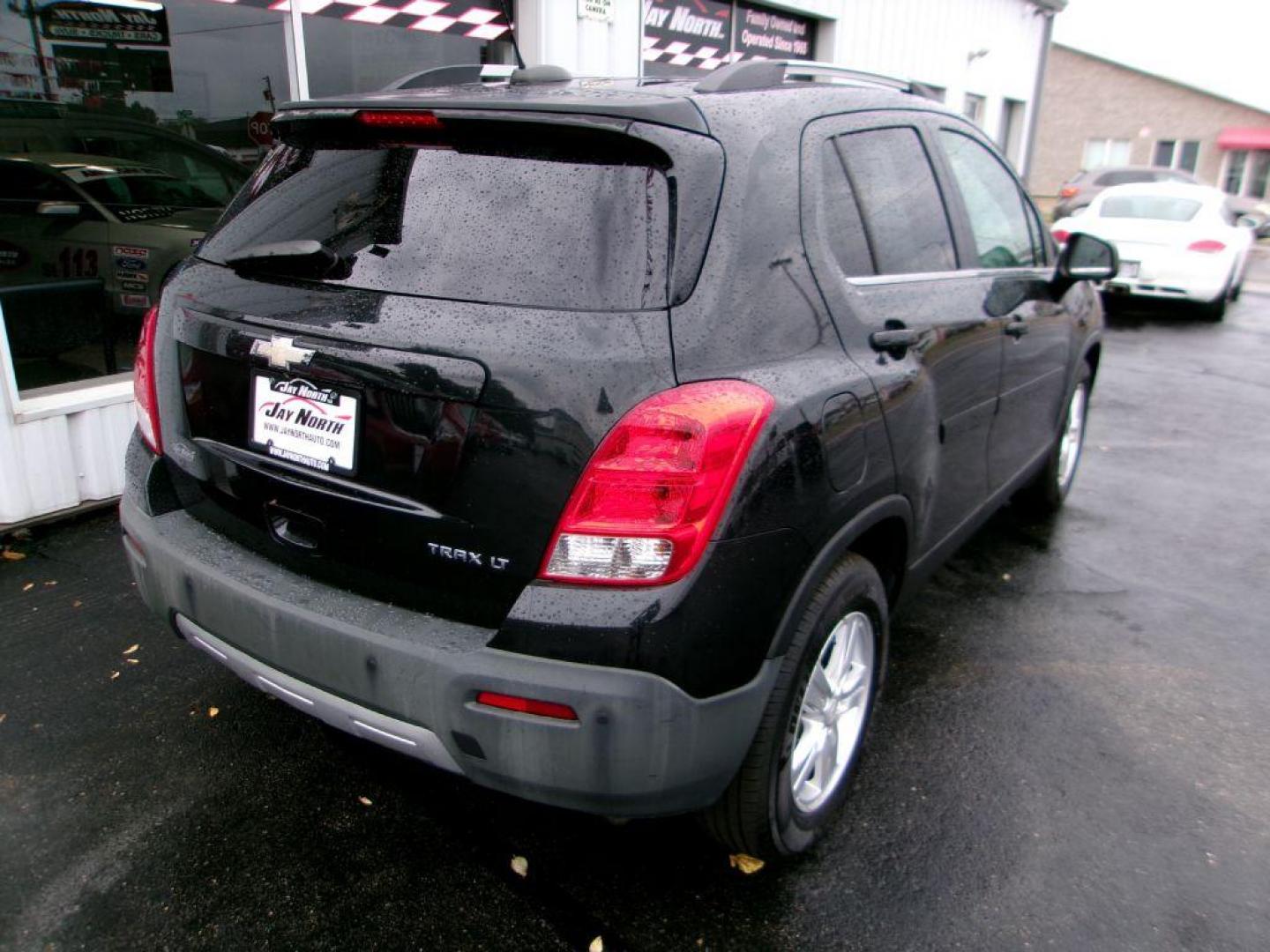 2015 BLACK CHEVROLET TRAX 1LT (KL7CJLSB9FB) with an 1.4L engine, Automatic transmission, located at 501 E. Columbia St., Springfield, OH, 45503, (800) 262-7122, 39.925262, -83.801796 - *** New Tires *** 1 Owner *** 33 Service Records on CarFax *** FWD LT *** Tune Up *** New Bakes *** Jay North Auto has offered hand picked vehicles since 1965! Our customer's enjoy a NO pressure buying experience with a small town feel. All of our vehicles get fully inspected and detailed. We a - Photo#5