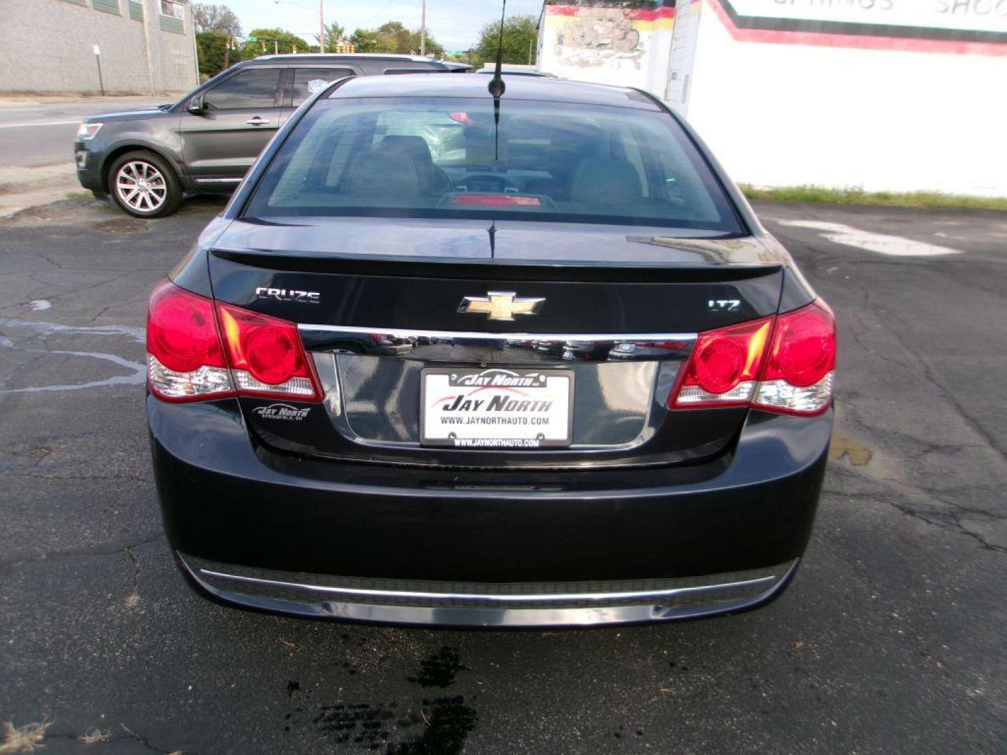 2014 BLUE CHEVROLET CRUZE LTZ (1G1PG5SBXE7) with an 1.4L engine, Automatic transmission, located at 501 E. Columbia St., Springfield, OH, 45503, (800) 262-7122, 39.925262, -83.801796 - Photo#4