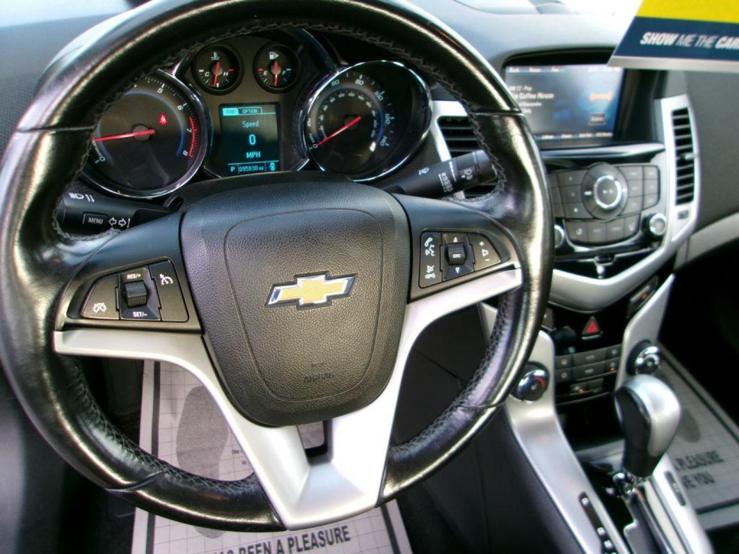 2014 BLUE CHEVROLET CRUZE LTZ (1G1PG5SBXE7) with an 1.4L engine, Automatic transmission, located at 501 E. Columbia St., Springfield, OH, 45503, (800) 262-7122, 39.925262, -83.801796 - Photo#12