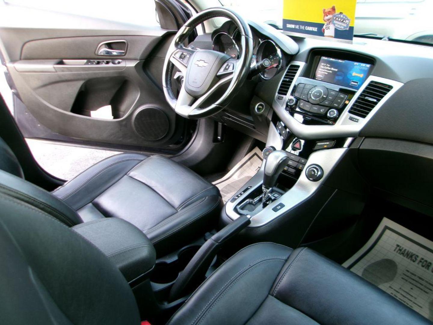 2014 BLUE CHEVROLET CRUZE LTZ (1G1PG5SBXE7) with an 1.4L engine, Automatic transmission, located at 501 E. Columbia St., Springfield, OH, 45503, (800) 262-7122, 39.925262, -83.801796 - Photo#14