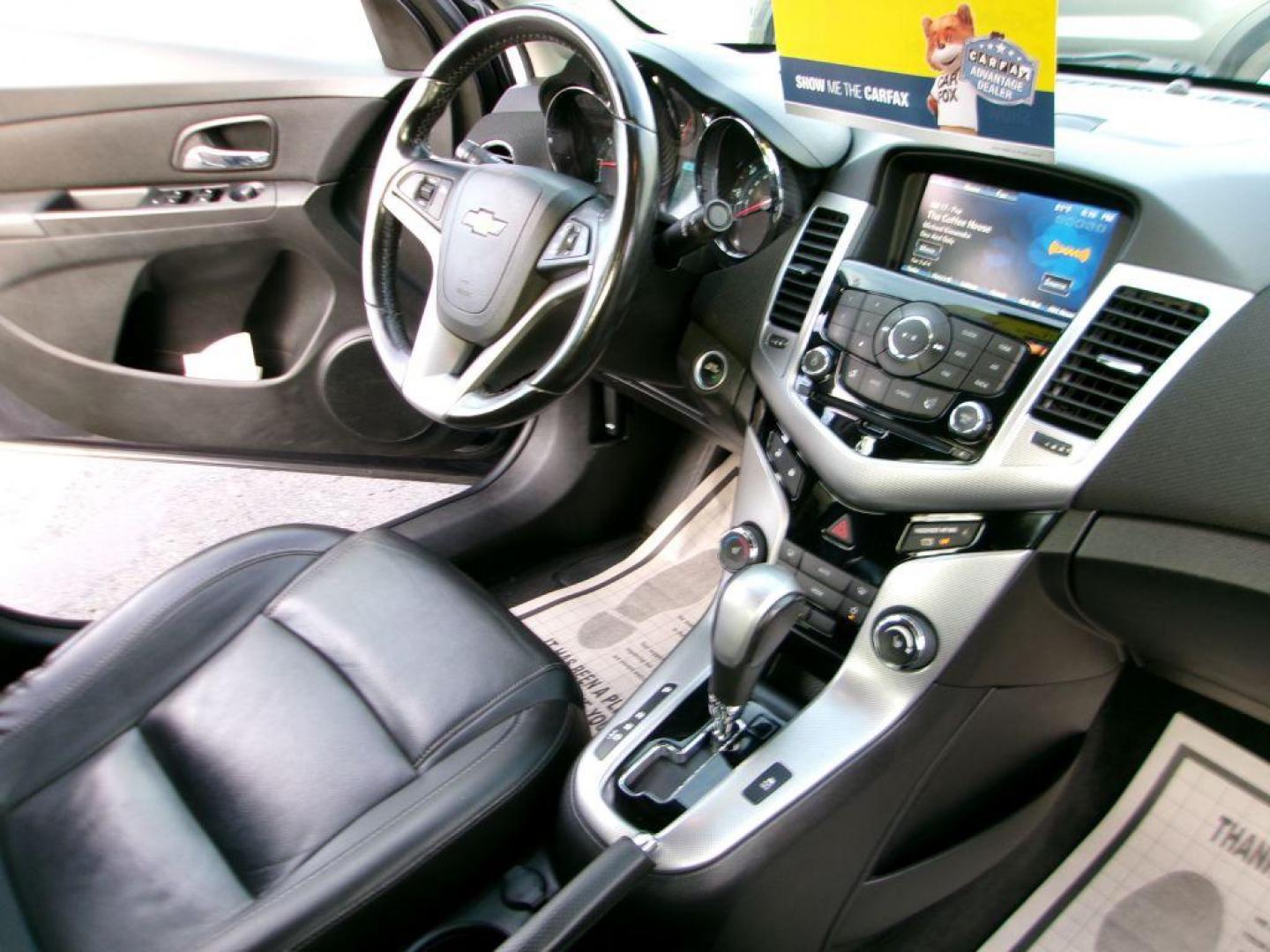 2014 BLUE CHEVROLET CRUZE LTZ (1G1PG5SBXE7) with an 1.4L engine, Automatic transmission, located at 501 E. Columbia St., Springfield, OH, 45503, (800) 262-7122, 39.925262, -83.801796 - Photo#16