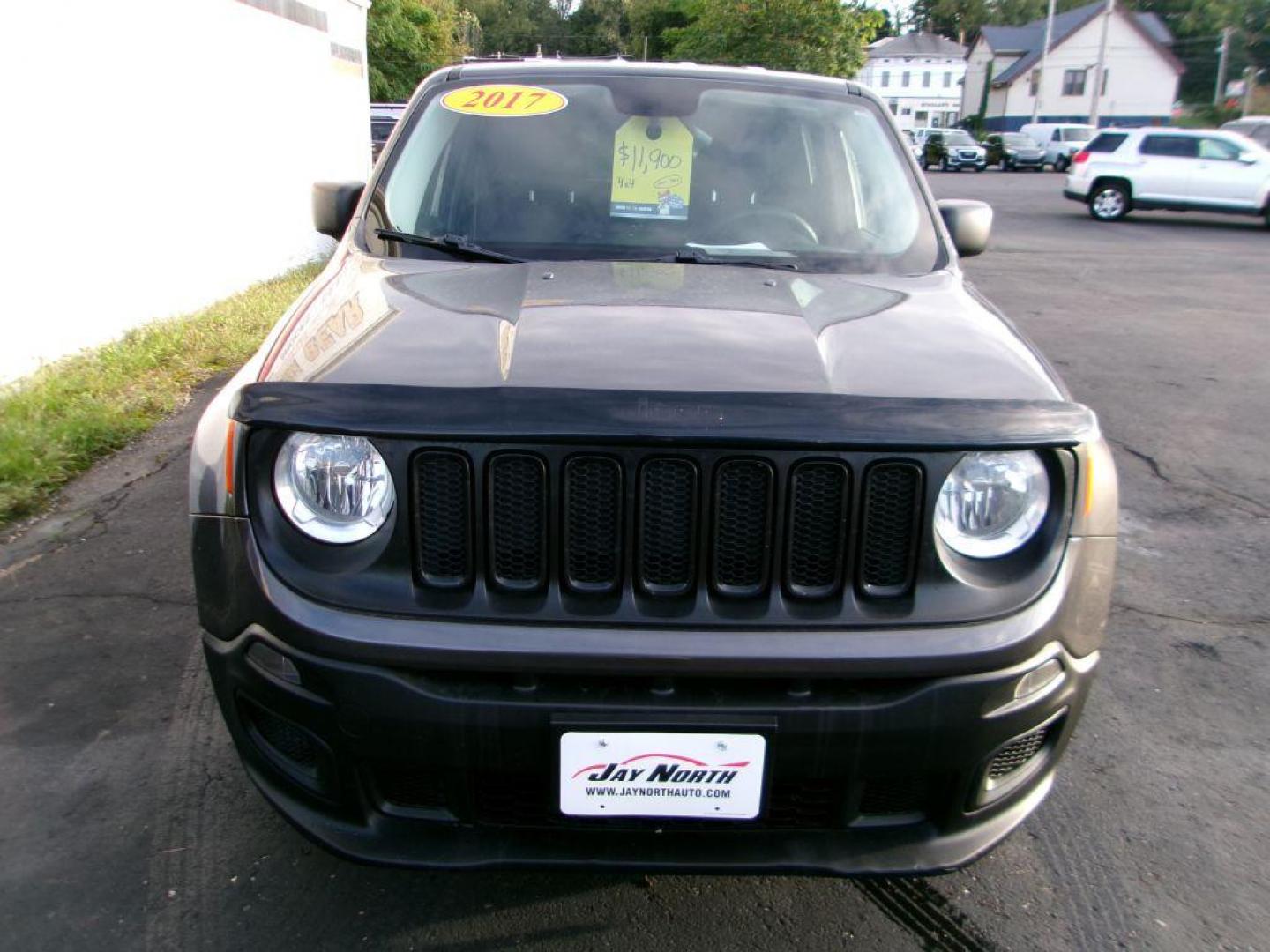 2017 GRAY JEEP RENEGADE SPORT (ZACCJBAB7HP) with an 2.4L engine, Automatic transmission, located at 501 E. Columbia St., Springfield, OH, 45503, (800) 262-7122, 39.925262, -83.801796 - *** Clean CarFax w/ 20 Service Records *** Sport *** 4x4 *** Serviced and Detailed *** Low Miles *** Jay North Auto has offered hand picked vehicles since 1965! Our customer's enjoy a NO pressure buying experience with a small town feel. All of our vehicles get fully inspected and detailed. We a - Photo#2