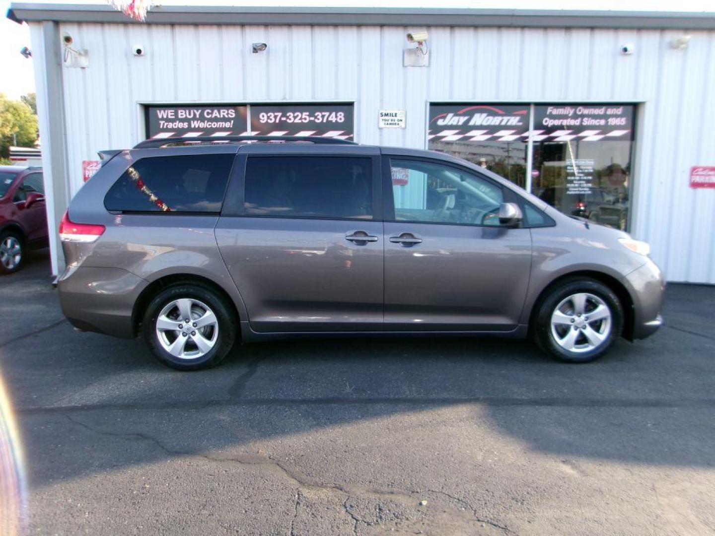 2014 GRAY TOYOTA SIENNA LE (5TDKK3DC2ES) with an 3.5L engine, Automatic transmission, located at 501 E. Columbia St., Springfield, OH, 45503, (800) 262-7122, 39.925262, -83.801796 - ***Clean Carfax***New Tires***New Front and Rear Brake Pads and Rotors***New Cabin Air Filter***New Air Filter***LE*** Jay North Auto has offered hand picked vehicles since 1965! Our customer's enjoy a NO pressure buying experience with a small town feel. All of our vehicles get fully inspecte - Photo#2