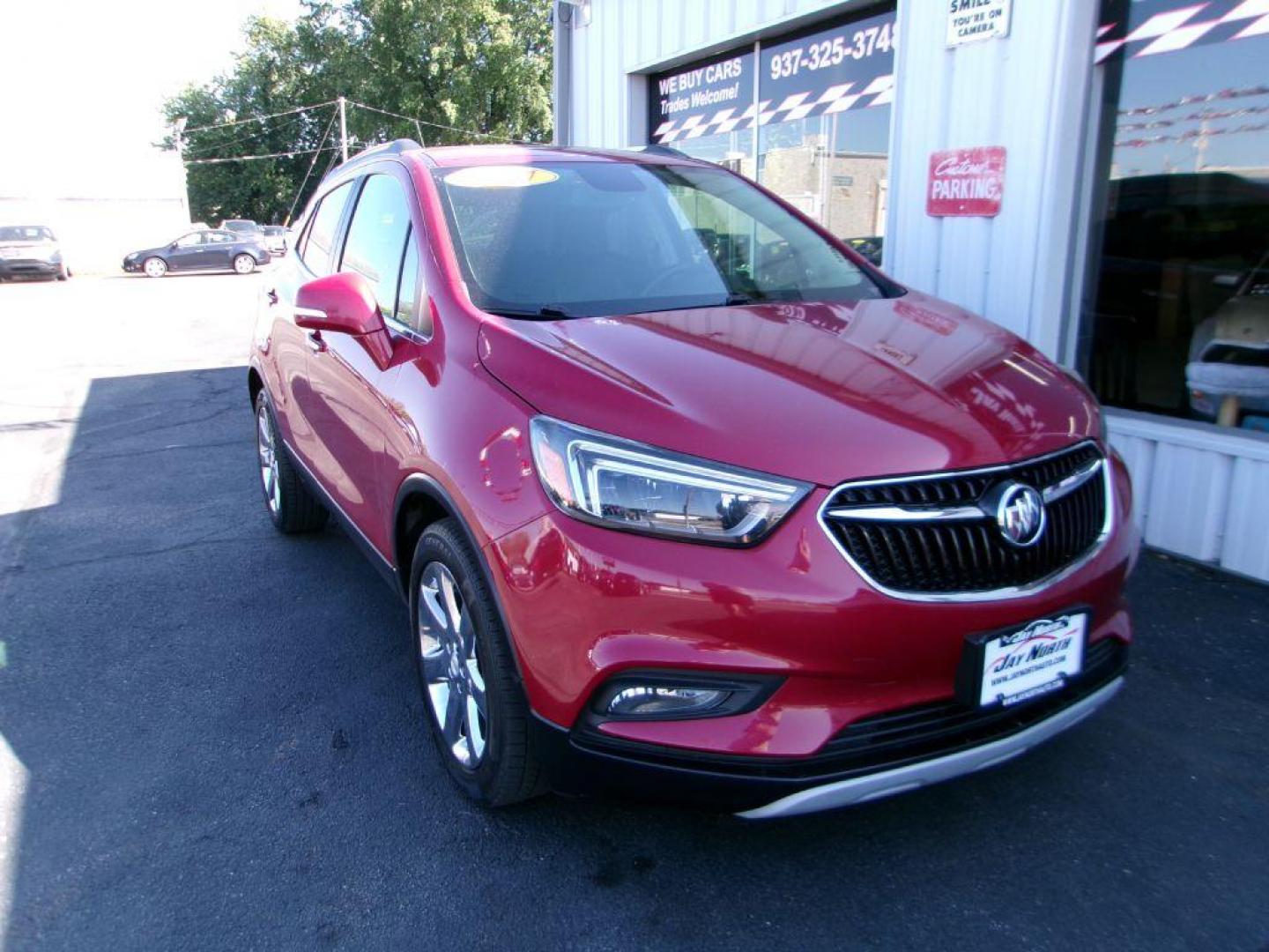 2017 RED BUICK ENCORE ESSENCE (KL4CJCSB3HB) with an 1.4L engine, Automatic transmission, located at 501 E. Columbia St., Springfield, OH, 45503, (800) 262-7122, 39.925262, -83.801796 - Photo#0
