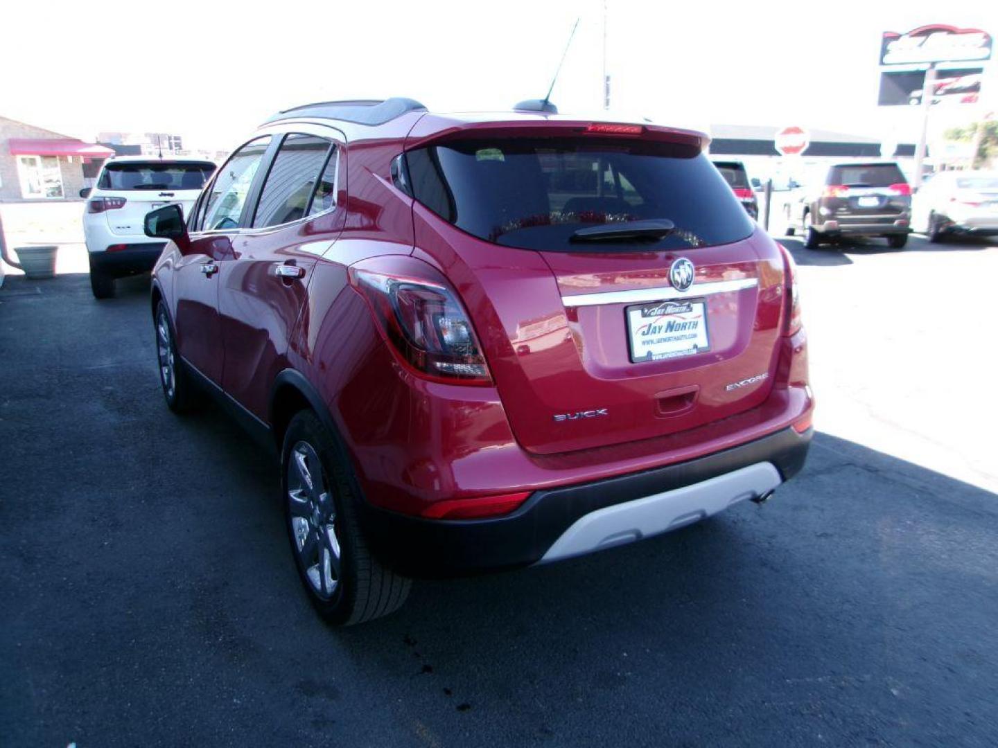 2017 RED BUICK ENCORE ESSENCE (KL4CJCSB3HB) with an 1.4L engine, Automatic transmission, located at 501 E. Columbia St., Springfield, OH, 45503, (800) 262-7122, 39.925262, -83.801796 - Photo#5