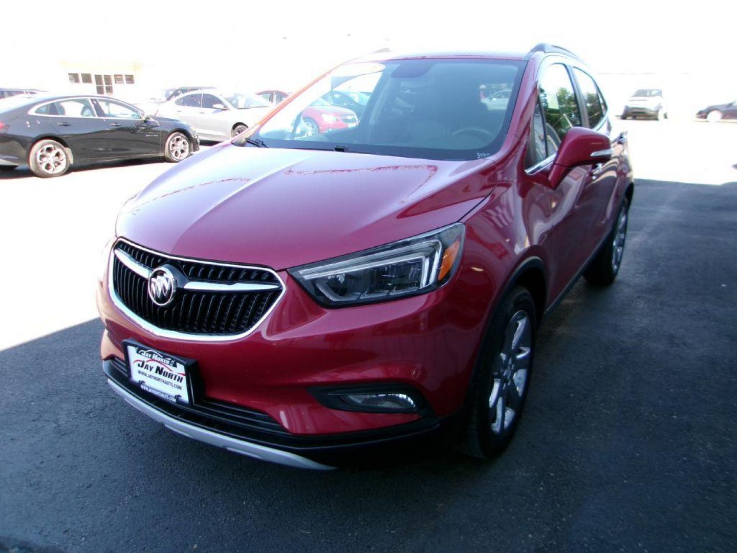 2017 RED BUICK ENCORE ESSENCE (KL4CJCSB3HB) with an 1.4L engine, Automatic transmission, located at 501 E. Columbia St., Springfield, OH, 45503, (800) 262-7122, 39.925262, -83.801796 - Photo#6