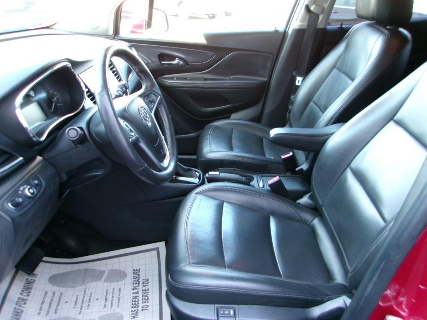 2017 RED BUICK ENCORE ESSENCE (KL4CJCSB3HB) with an 1.4L engine, Automatic transmission, located at 501 E. Columbia St., Springfield, OH, 45503, (800) 262-7122, 39.925262, -83.801796 - Photo#8