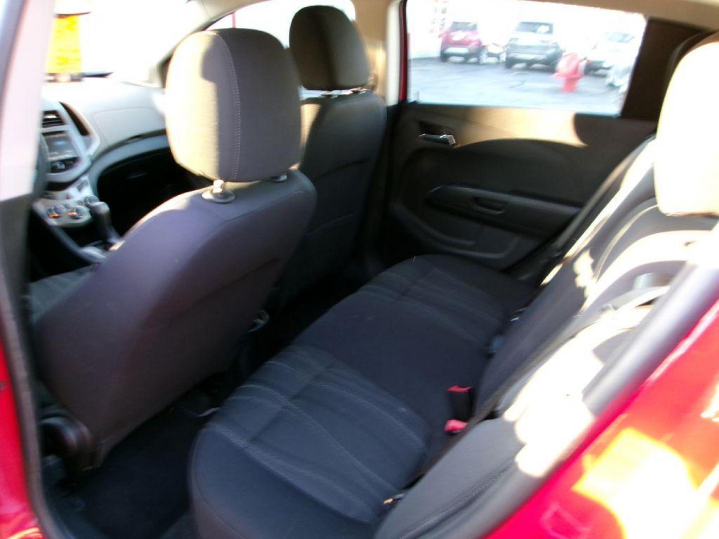 2013 RED CHEVROLET SONIC LT (1G1JC6SH7D4) with an 1.8L engine, Automatic transmission, located at 501 E. Columbia St., Springfield, OH, 45503, (800) 262-7122, 39.925262, -83.801796 - *** New Tires *** LT *** New Brakes *** New Wipers *** Serviced and Detailed *** Jay North Auto has offered hand picked vehicles since 1965! Our customer's enjoy a NO pressure buying experience with a small town feel. All of our vehicles get fully inspected and detailed. We are a preferred deal - Photo#8