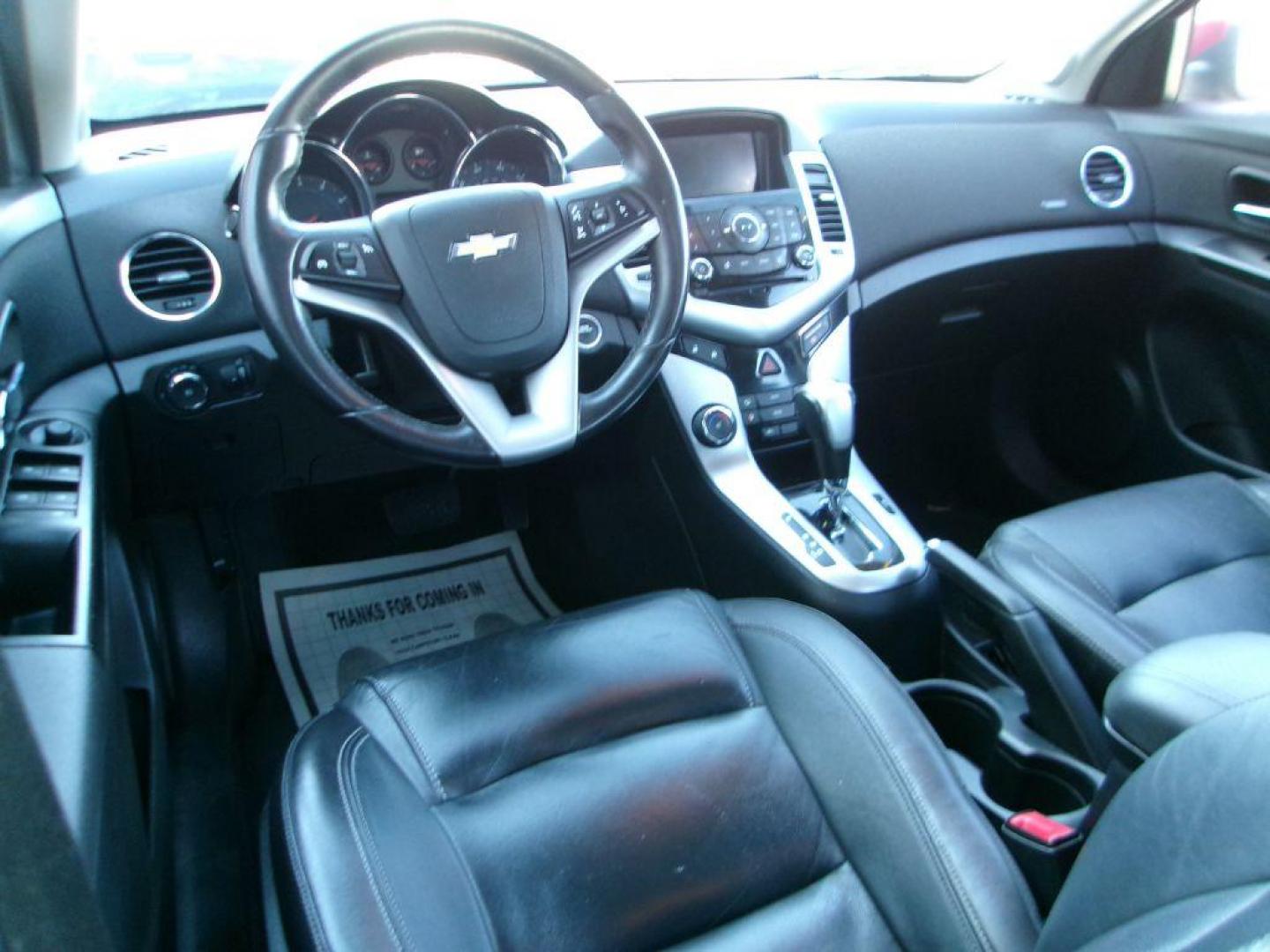2014 RED CHEVROLET CRUZE LTZ (1G1PG5SB1E7) with an 1.4L engine, Automatic transmission, located at 501 E. Columbia St., Springfield, OH, 45503, (800) 262-7122, 39.925262, -83.801796 - *** LOW MILES *** LTZ *** Remote Start *** Leather *** New Brakes *** Like New Tires *** Serviced and Detailed *** Jay North Auto has offered hand picked vehicles since 1965! Our customer's enjoy a NO pressure buying experience with a small town feel. All of our vehicles get fully inspected and - Photo#8