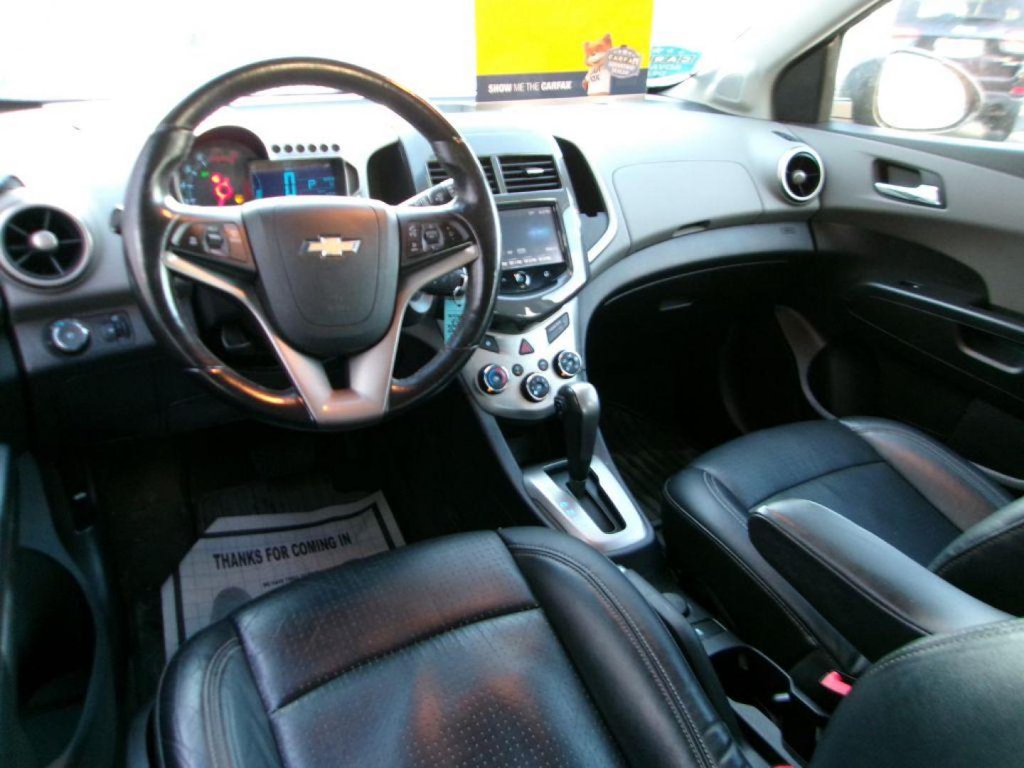 2015 BLUE CHEVROLET SONIC LTZ (1G1JE6SB9F4) with an 1.4L engine, Automatic transmission, located at 501 E. Columbia St., Springfield, OH, 45503, (800) 262-7122, 39.925262, -83.801796 - *** LOW MILES *** New Tires *** Tune Up *** New Brakes *** New Wipers *** Leather *** Back Up Cam *** NICE!!! *** Jay North Auto has offered hand picked vehicles since 1965! Our customer's enjoy a NO pressure buying experience with a small town feel. All of our vehicles get fully inspected and - Photo#5