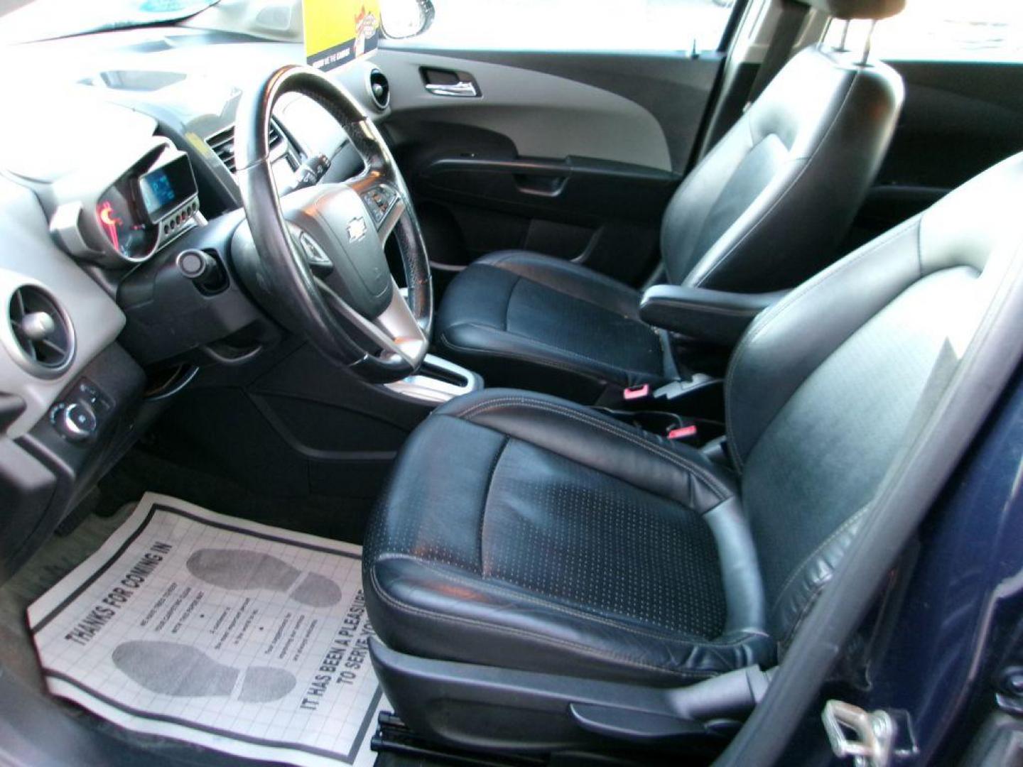 2015 BLUE CHEVROLET SONIC LTZ (1G1JE6SB9F4) with an 1.4L engine, Automatic transmission, located at 501 E. Columbia St., Springfield, OH, 45503, (800) 262-7122, 39.925262, -83.801796 - *** LOW MILES *** New Tires *** Tune Up *** New Brakes *** New Wipers *** Leather *** Back Up Cam *** NICE!!! *** Jay North Auto has offered hand picked vehicles since 1965! Our customer's enjoy a NO pressure buying experience with a small town feel. All of our vehicles get fully inspected and - Photo#8