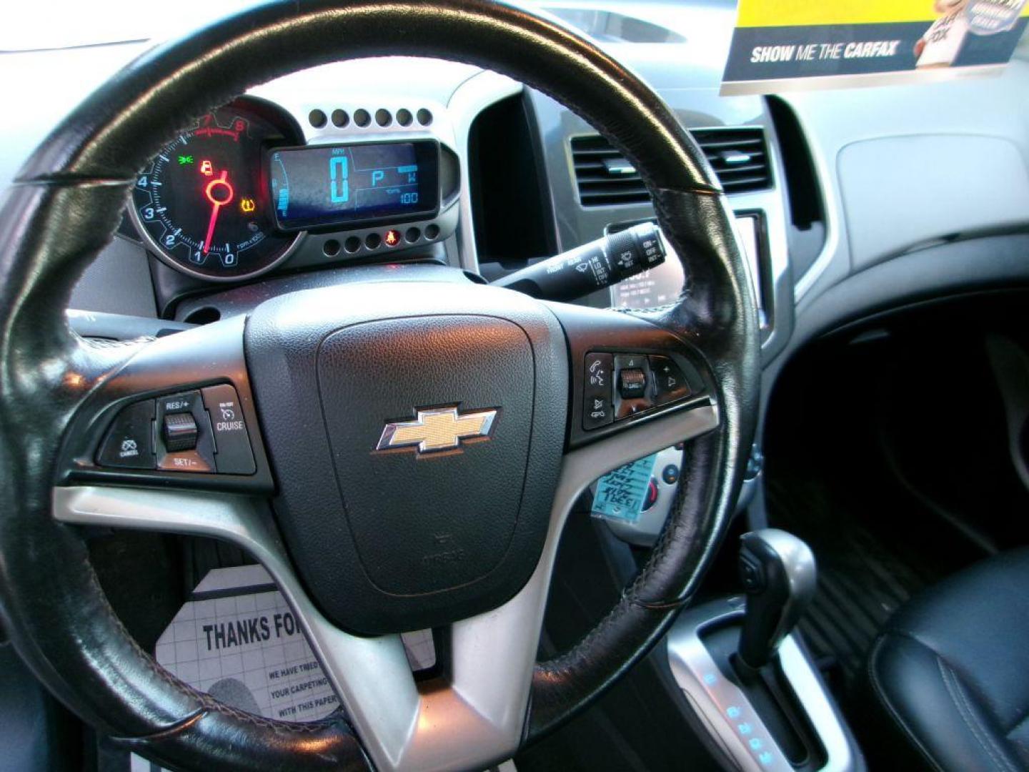 2015 BLUE CHEVROLET SONIC LTZ (1G1JE6SB9F4) with an 1.4L engine, Automatic transmission, located at 501 E. Columbia St., Springfield, OH, 45503, (800) 262-7122, 39.925262, -83.801796 - *** LOW MILES *** New Tires *** Tune Up *** New Brakes *** New Wipers *** Leather *** Back Up Cam *** NICE!!! *** Jay North Auto has offered hand picked vehicles since 1965! Our customer's enjoy a NO pressure buying experience with a small town feel. All of our vehicles get fully inspected and - Photo#9