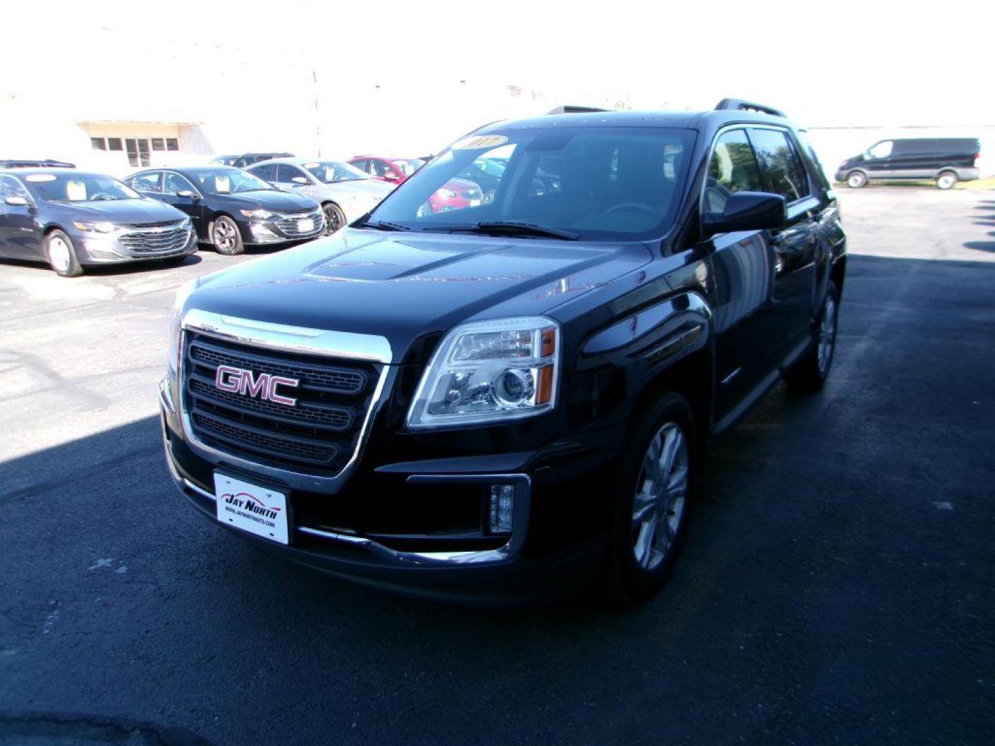 2017 BLACK GMC TERRAIN SLE (2GKALNEK4H6) with an 2.4L engine, Automatic transmission, located at 501 E. Columbia St., Springfield, OH, 45503, (800) 262-7122, 39.925262, -83.801796 - ***1-Owner***Clean Carfax***New Front and Rear Brake Pads and Rotors***SLE***Moonroof***Serviced and Detailed*** Jay North Auto has offered hand picked vehicles since 1965! Our customer's enjoy a NO pressure buying experience with a small town feel. All of our vehicles get fully inspected and - Photo#6