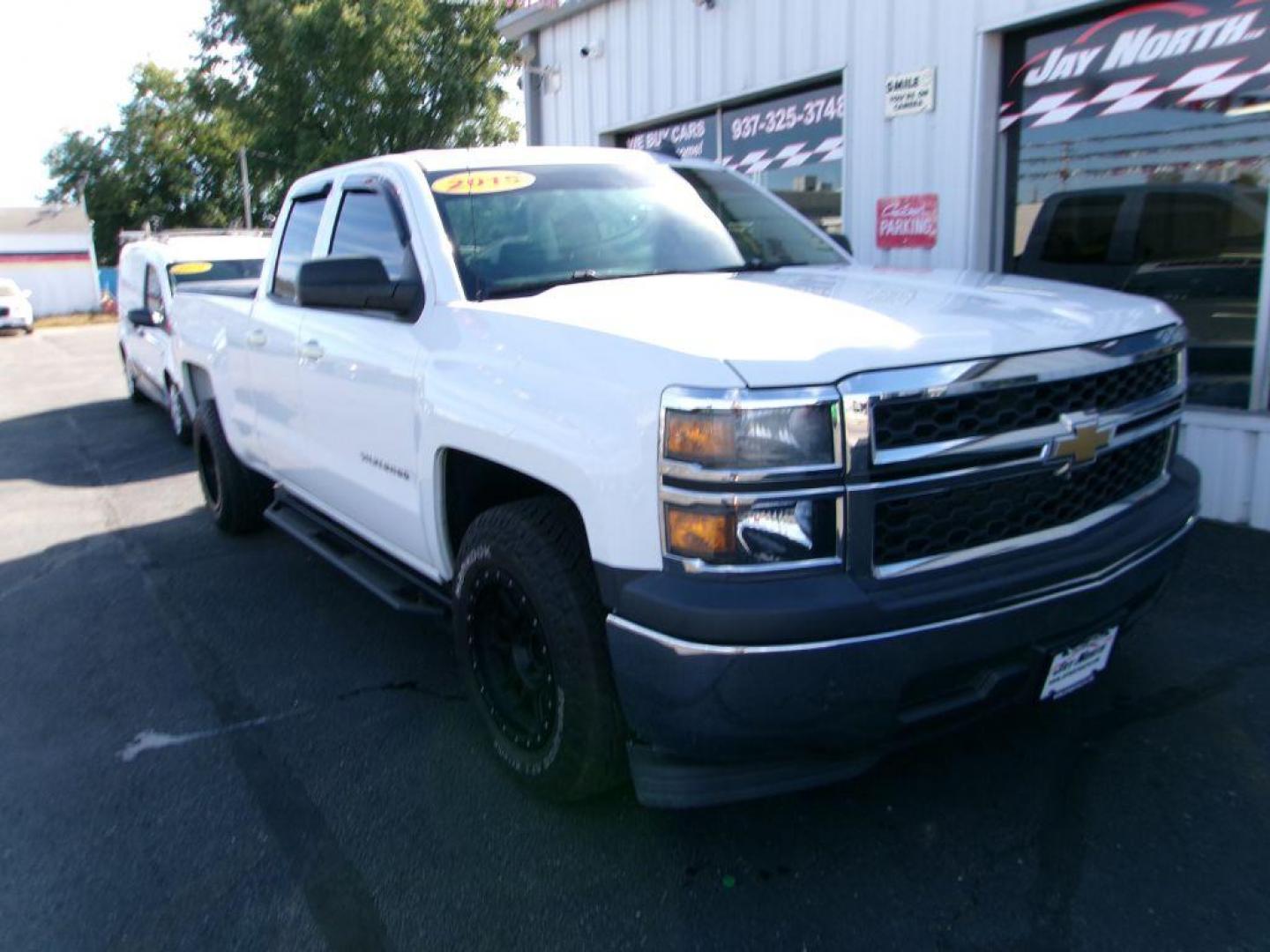 2015 WHITE CHEVROLET SILVERADO 1500 LS (1GCRCPECXFZ) with an 5.3L engine, Automatic transmission, located at 501 E. Columbia St., Springfield, OH, 45503, (800) 262-7122, 39.925262, -83.801796 - ***Clean Carfax***LS***5.3L V8***New Front Brake Pads and Rotors***New Air Filter and Cabin Air Filter***Serviced and Ready To GO*** Jay North Auto has offered hand picked vehicles since 1965! Our customer's enjoy a NO pressure buying experience with a small town feel. All of our vehicles get - Photo#0