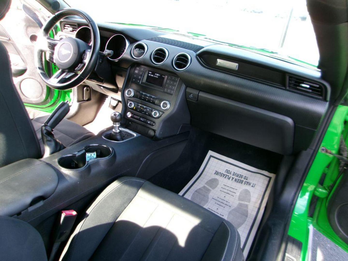 2019 GREEN FORD MUSTANG (1FA6P8TH3K5) with an 2.3L engine, 6-Speed Manual transmission, located at 501 E. Columbia St., Springfield, OH, 45503, (800) 262-7122, 39.925262, -83.801796 - ***Clean Carfax***2.3L EcoBoost***6-Speed***Independent Rear Suspention***New Front and Rear Brake Pads and Rotors***New Tires***New Air Filter and Cabin Ait Filter***Serviced and Ready To Go*** Jay North Auto has offered hand picked vehicles since 1965! Our customer's enjoy a NO pressure buyin - Photo#12