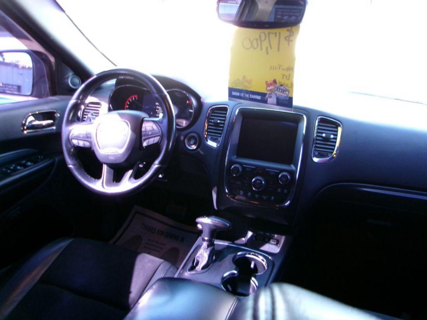 2019 GRAY DODGE DURANGO GT (1C4RDJDG0KC) with an 3.6L engine, Automatic transmission, located at 501 E. Columbia St., Springfield, OH, 45503, (800) 262-7122, 39.925262, -83.801796 - *** New Tires *** Leather *** Moonroof *** LOADED *** GT Plus Package 2BE Leather-Trimmed Bucket Seats with Suede Inserts Heated Steering Wheel Heated Front Seats - Photo#15