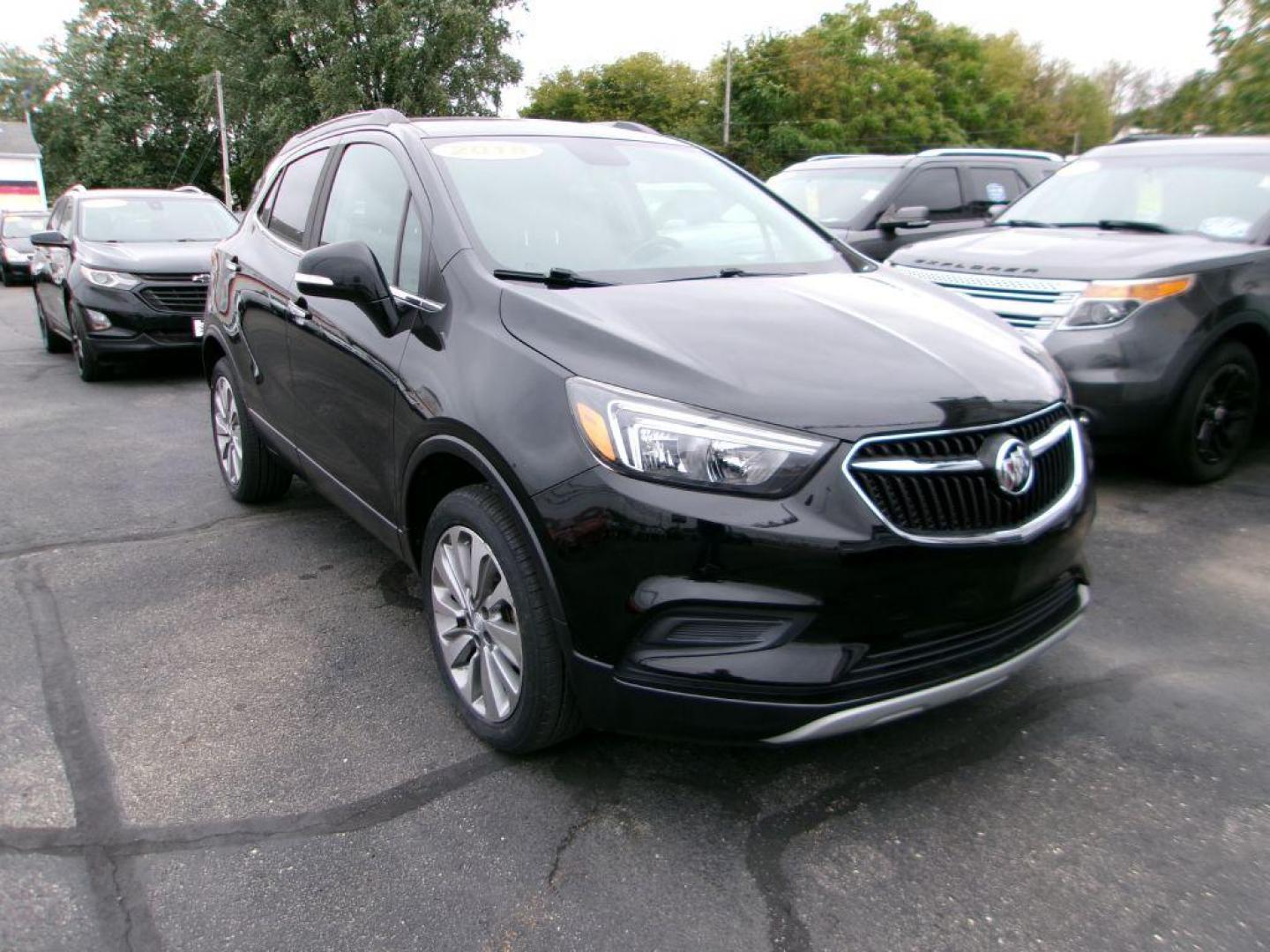 2018 BLACK BUICK ENCORE PREFERRED (KL4CJESB5JB) with an 1.4L engine, Automatic transmission, located at 501 E. Columbia St., Springfield, OH, 45503, (800) 262-7122, 39.925262, -83.801796 - ***New Tires***New Turbo***PREFERRED***AWD***New Spark Plugs***New Air Filter***New Cabin Air Filter***Detailed and Ready To Go!*** Jay North Auto has offered hand picked vehicles since 1965! Our customer's enjoy a NO pressure buying experience with a small town feel. All of our vehicles get f - Photo#0