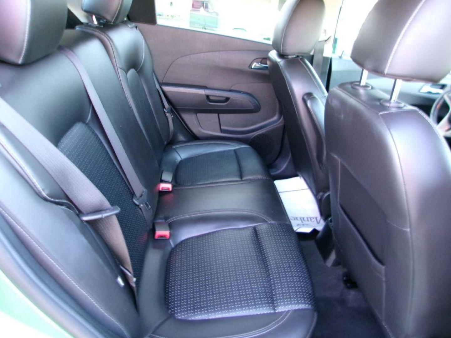 2015 GREEN CHEVROLET SONIC LTZ (1G1JE6SB1F4) with an 1.4L engine, Automatic transmission, located at 501 E. Columbia St., Springfield, OH, 45503, (800) 262-7122, 39.925262, -83.801796 - ***Clean Carfax***Regular Oil Changes***LTZ***Heated Leather Seats***Moonroof***New Front Brake Pads and Rotors***Detailed and Ready To Go*** Jay North Auto has offered hand picked vehicles since 1965! Our customer's enjoy a NO pressure buying experience with a small town feel. All of our vehi - Photo#15