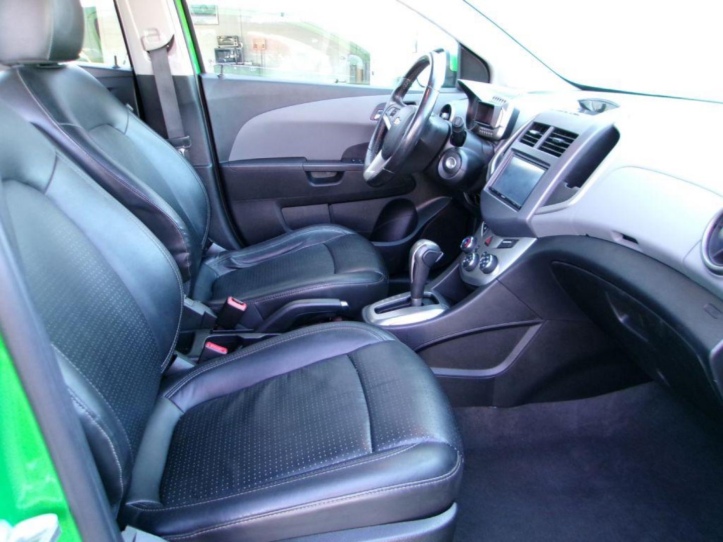 2015 GREEN CHEVROLET SONIC LTZ (1G1JE6SB1F4) with an 1.4L engine, Automatic transmission, located at 501 E. Columbia St., Springfield, OH, 45503, (800) 262-7122, 39.925262, -83.801796 - ***Clean Carfax***Regular Oil Changes***LTZ***Heated Leather Seats***Moonroof***New Front Brake Pads and Rotors***Detailed and Ready To Go*** Jay North Auto has offered hand picked vehicles since 1965! Our customer's enjoy a NO pressure buying experience with a small town feel. All of our vehi - Photo#17