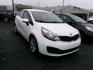 2013 WHITE KIA RIO LX (KNADM4A30D6) with an 1.6L engine, Automatic transmission, located at 501 E. Columbia St., Springfield, OH, 45503, (800) 262-7122, 39.925262, -83.801796 - Photo#0