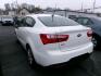 2013 WHITE KIA RIO LX (KNADM4A30D6) with an 1.6L engine, Automatic transmission, located at 501 E. Columbia St., Springfield, OH, 45503, (800) 262-7122, 39.925262, -83.801796 - Photo#4