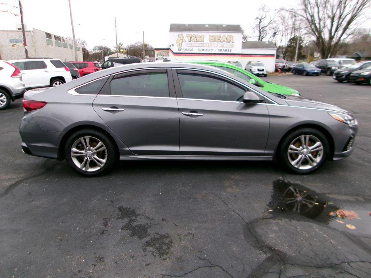 2019 GRAY HYUNDAI SONATA SEL (5NPE34AF6KH) with an 2.4L engine, Automatic transmission, located at 501 E. Columbia St., Springfield, OH, 45503, (800) 262-7122, 39.925262, -83.801796 - ***All New Brakes***New Tires***New Air Filter and Cabin Filter***SEL***Tune Up ***New Wiper Blades***Detailed and Ready To Go*** Apple Car Play *** Back Up Camera *** Jay North Auto has offered hand picked vehicles since 1965! Our customer's enjoy a NO pressure buying experience with a small t - Photo#2