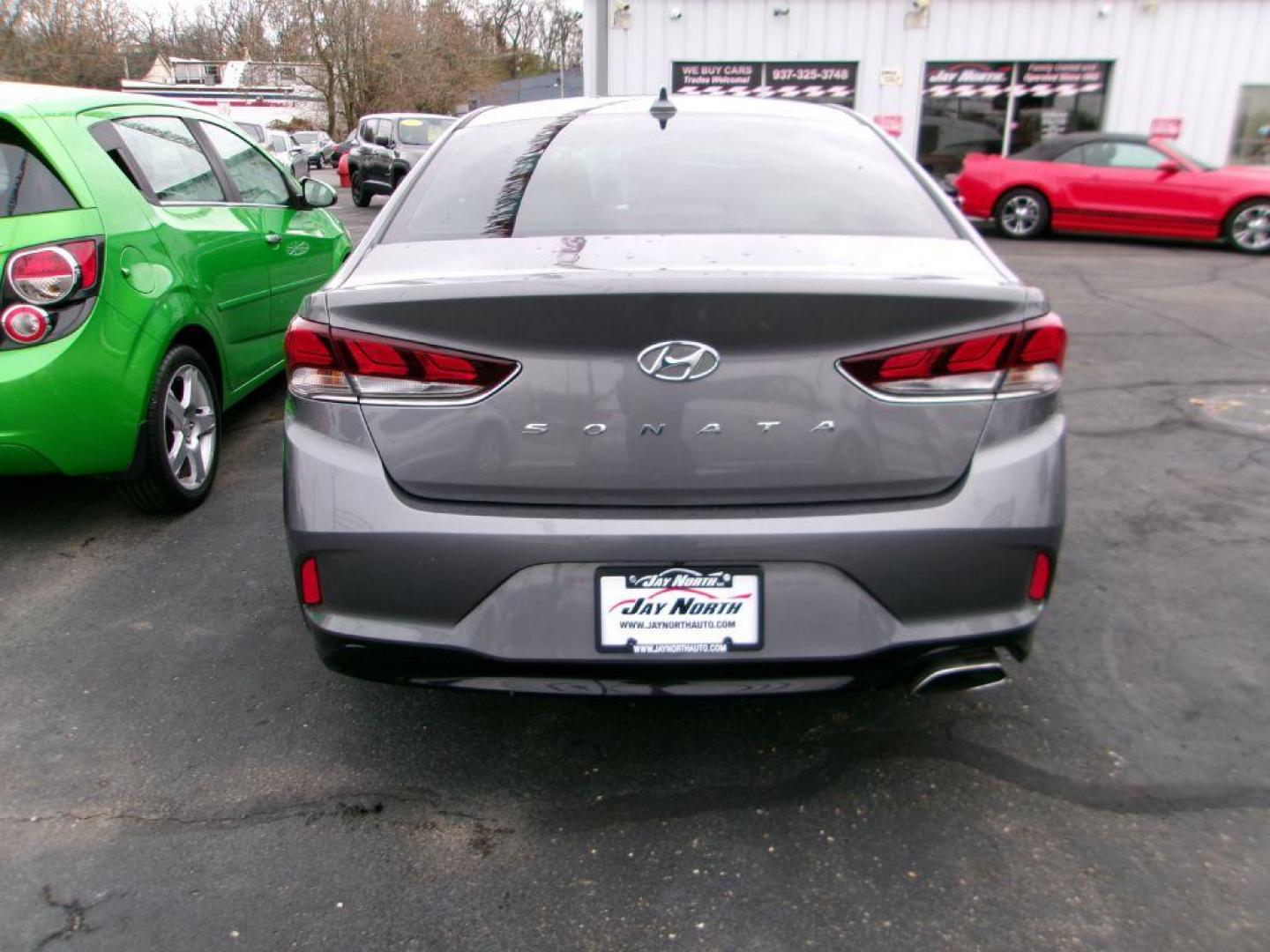 2019 GRAY HYUNDAI SONATA SEL (5NPE34AF6KH) with an 2.4L engine, Automatic transmission, located at 501 E. Columbia St., Springfield, OH, 45503, (800) 262-7122, 39.925262, -83.801796 - ***All New Brakes***New Tires***New Air Filter and Cabin Filter***SEL***Tune Up ***New Wiper Blades***Detailed and Ready To Go*** Apple Car Play *** Back Up Camera *** Jay North Auto has offered hand picked vehicles since 1965! Our customer's enjoy a NO pressure buying experience with a small t - Photo#4
