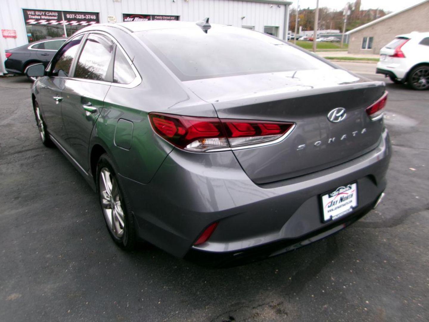 2019 GRAY HYUNDAI SONATA SEL (5NPE34AF6KH) with an 2.4L engine, Automatic transmission, located at 501 E. Columbia St., Springfield, OH, 45503, (800) 262-7122, 39.925262, -83.801796 - ***All New Brakes***New Tires***New Air Filter and Cabin Filter***SEL***Tune Up ***New Wiper Blades***Detailed and Ready To Go*** Apple Car Play *** Back Up Camera *** Jay North Auto has offered hand picked vehicles since 1965! Our customer's enjoy a NO pressure buying experience with a small t - Photo#5
