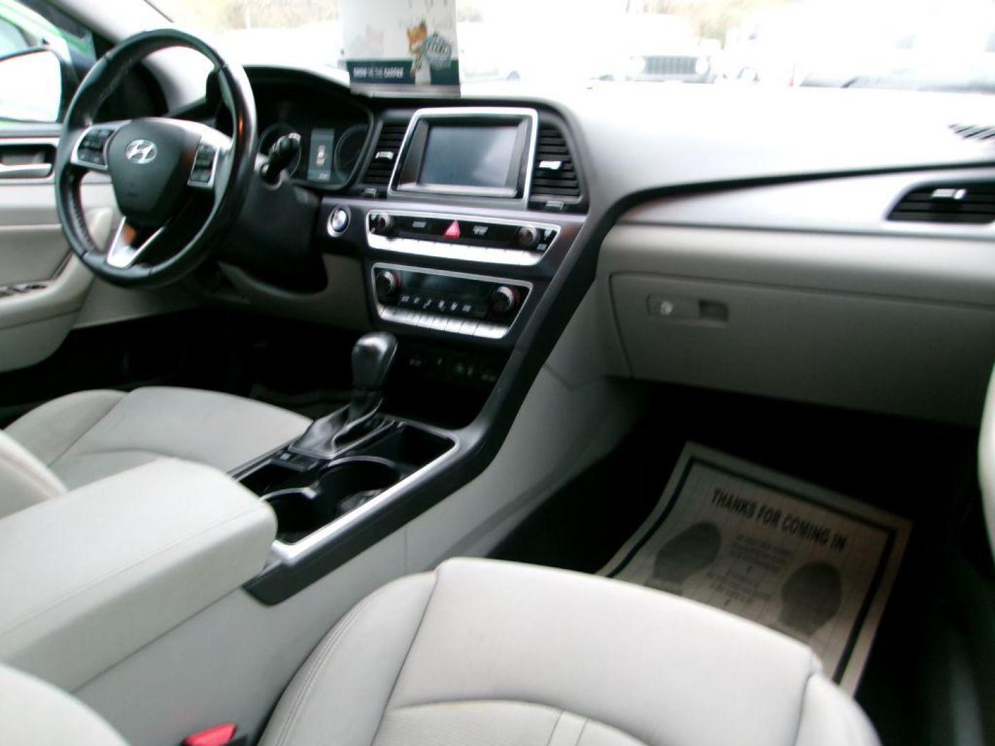 2019 GRAY HYUNDAI SONATA SEL (5NPE34AF6KH) with an 2.4L engine, Automatic transmission, located at 501 E. Columbia St., Springfield, OH, 45503, (800) 262-7122, 39.925262, -83.801796 - ***All New Brakes***New Tires***New Air Filter and Cabin Filter***SEL***Tune Up ***New Wiper Blades***Detailed and Ready To Go*** Apple Car Play *** Back Up Camera *** Jay North Auto has offered hand picked vehicles since 1965! Our customer's enjoy a NO pressure buying experience with a small t - Photo#17